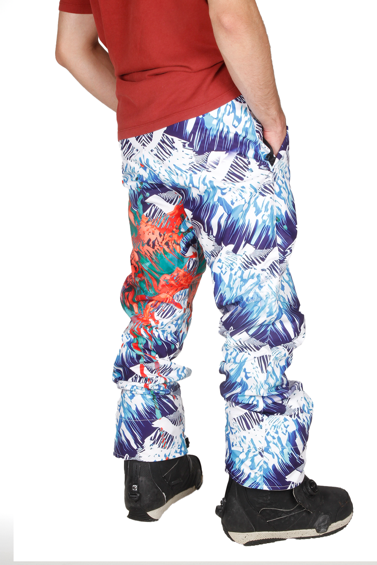 Snowsea SS8100 Street Art Kayak & Snowboard Mont Pantolon Takım, Erkek Kar Montu