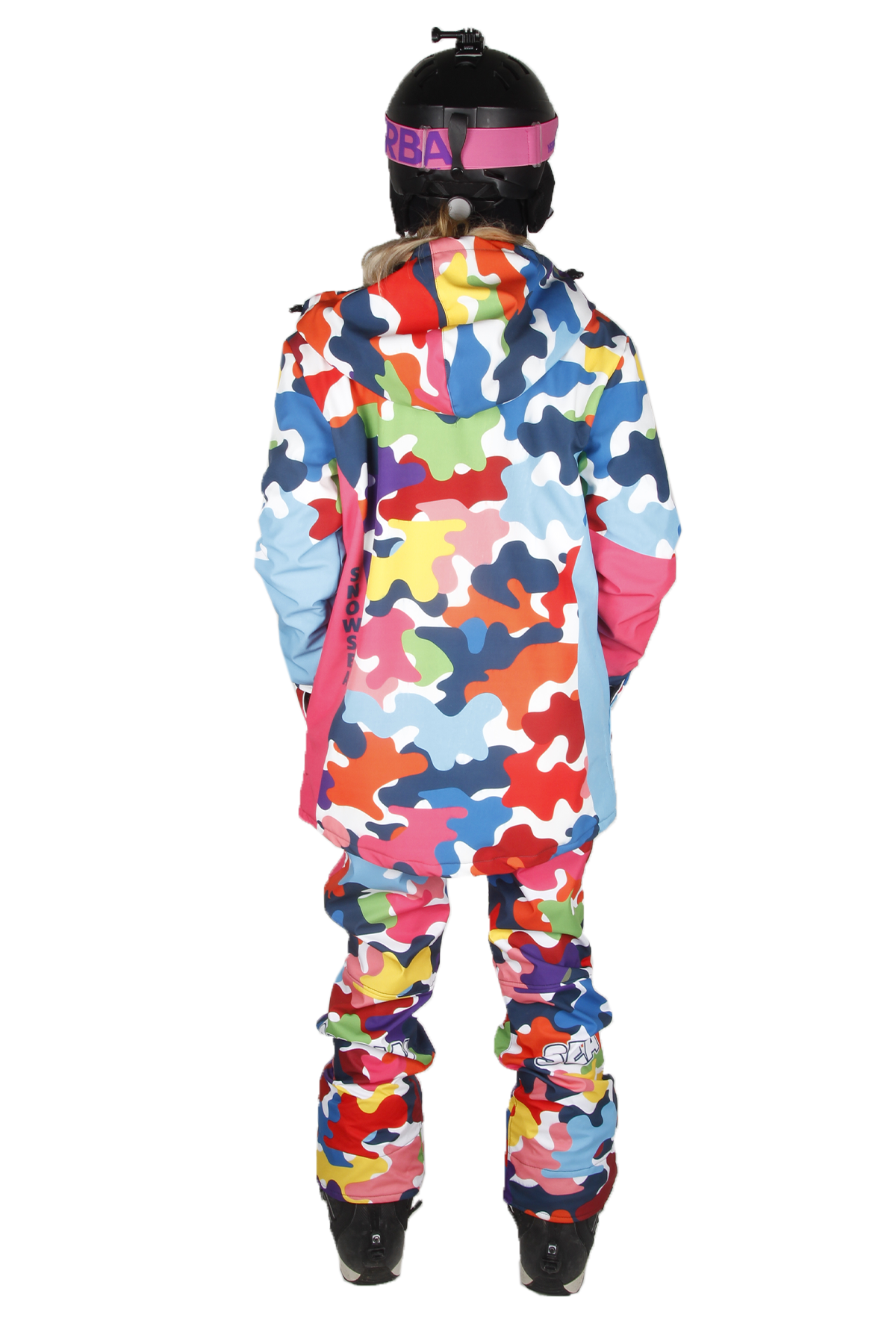 Snowsea SS9020 Colorful Snowboard Mont & Pantolon Takım
