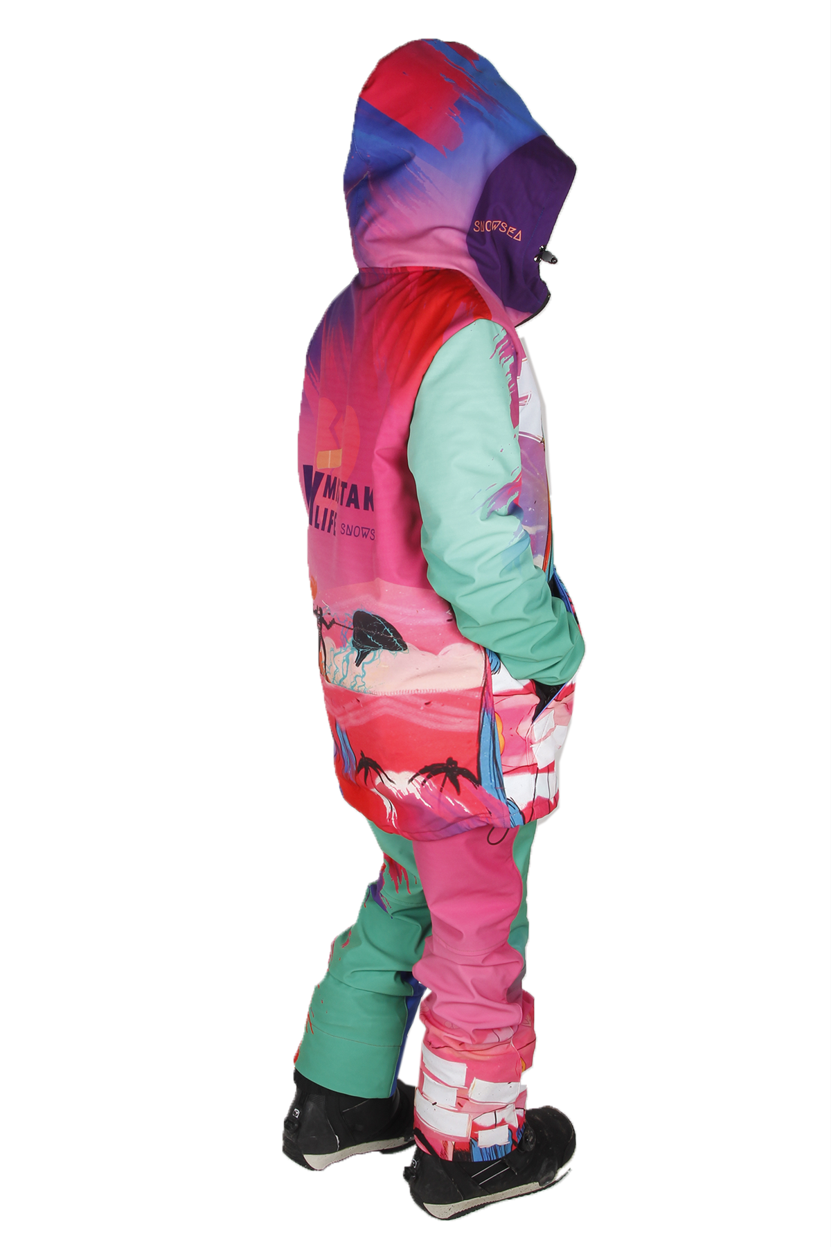 Snowsea SS9021 My Life Snowboard Mont & Pantolon Takım