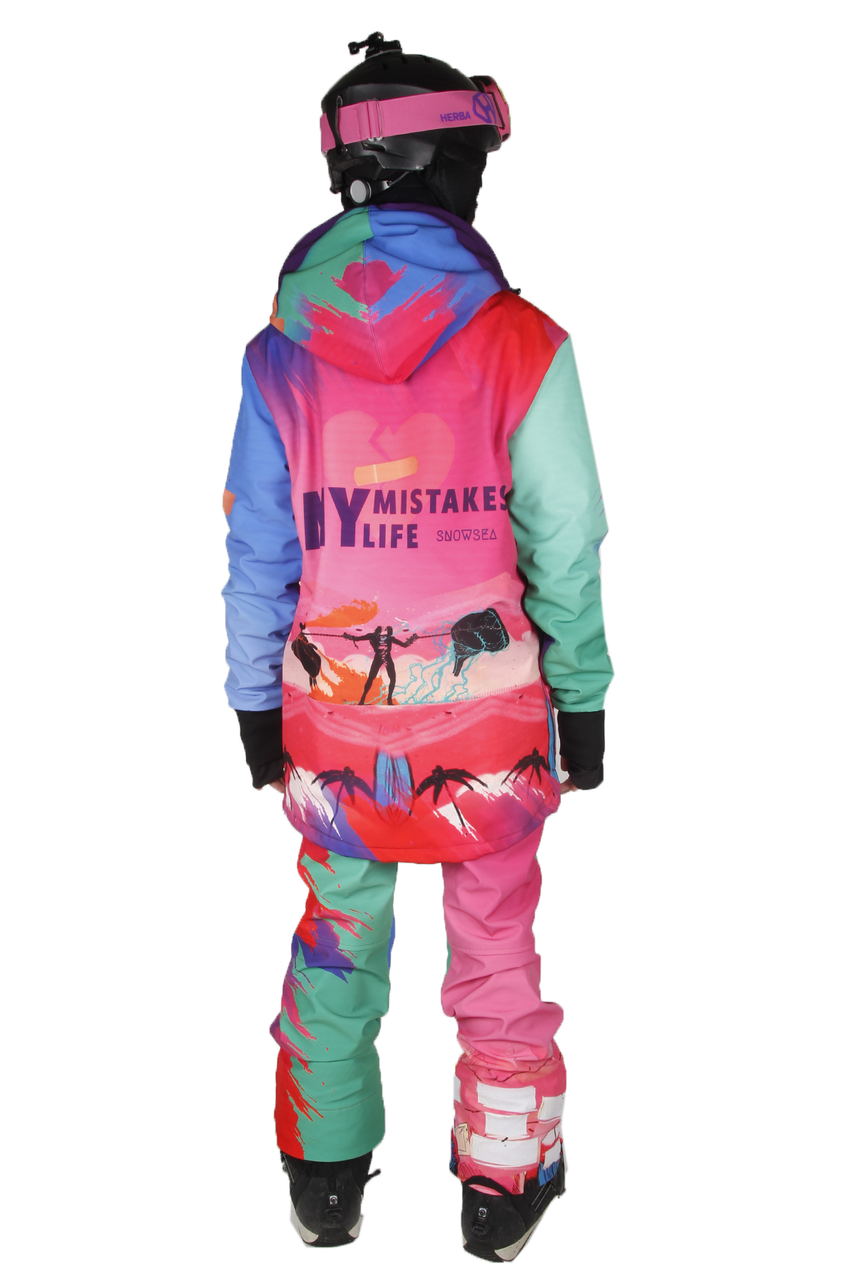 Snowsea SS9021 My Life Snowboard Mont & Pantolon Takım