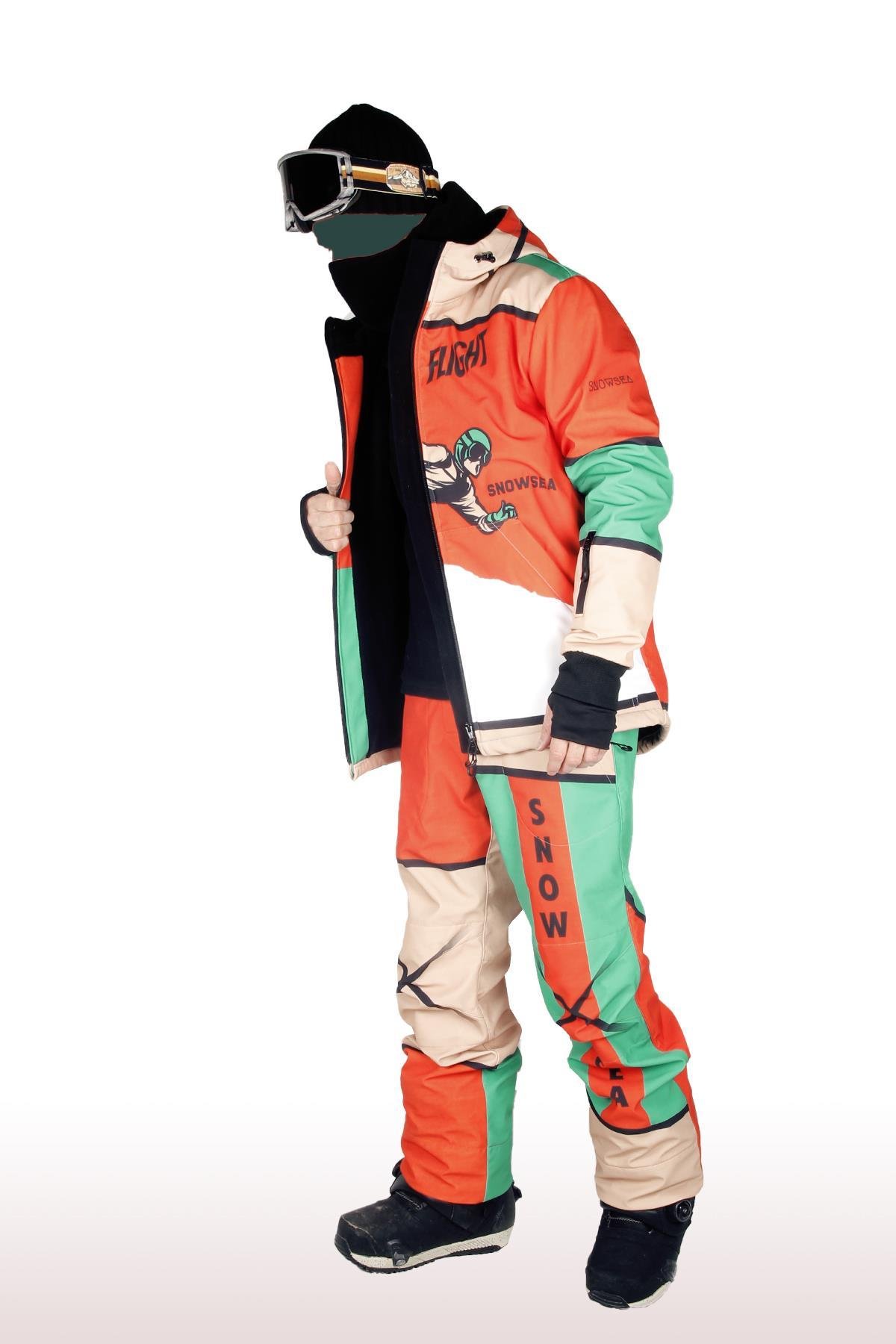 Snowsea SS9022 The Art Of Flıght Snowboard Mont & Pantolon Takım