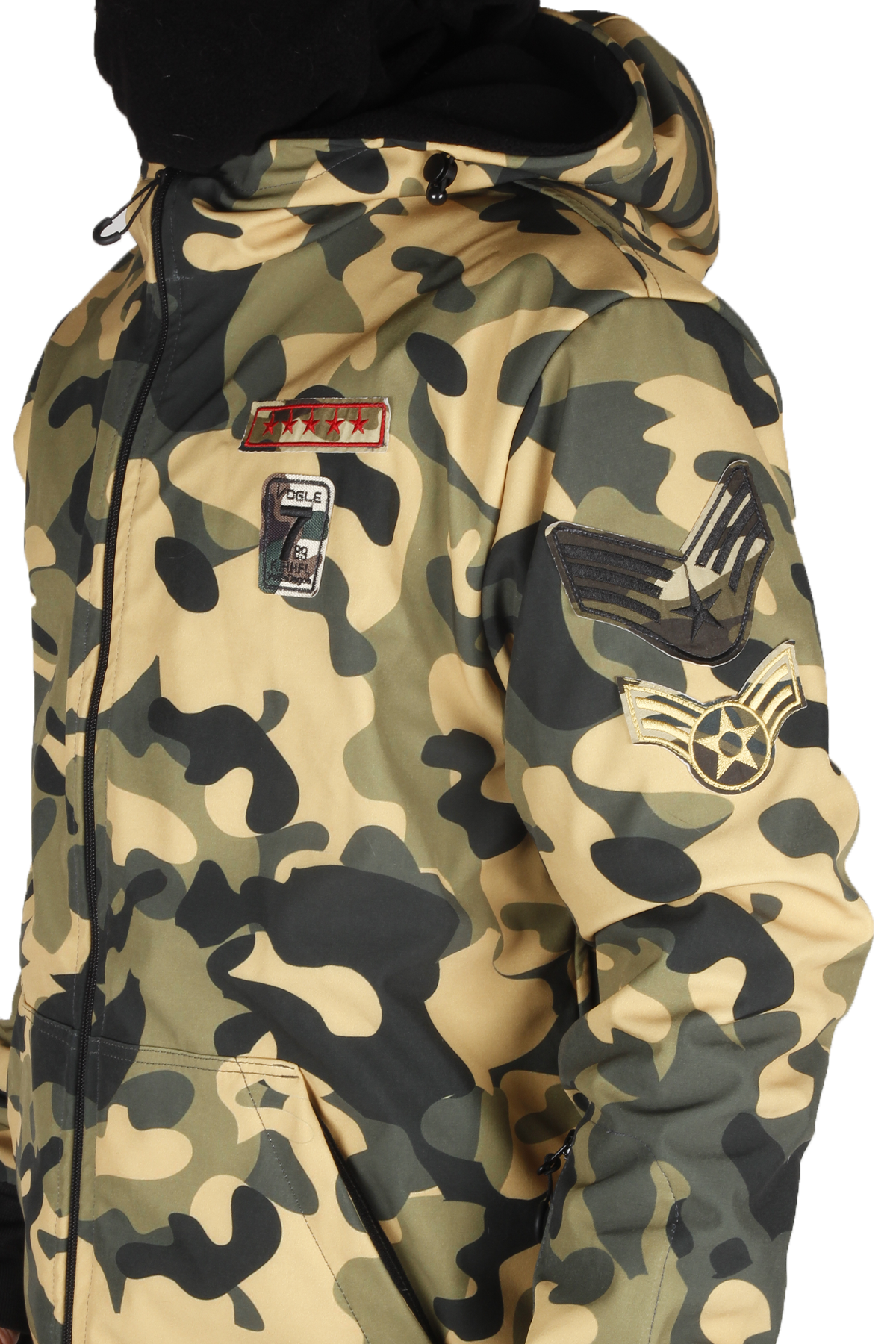 Snowsea SS9025 Camouflage Erkek Kayak Mont & Pantolon Takım