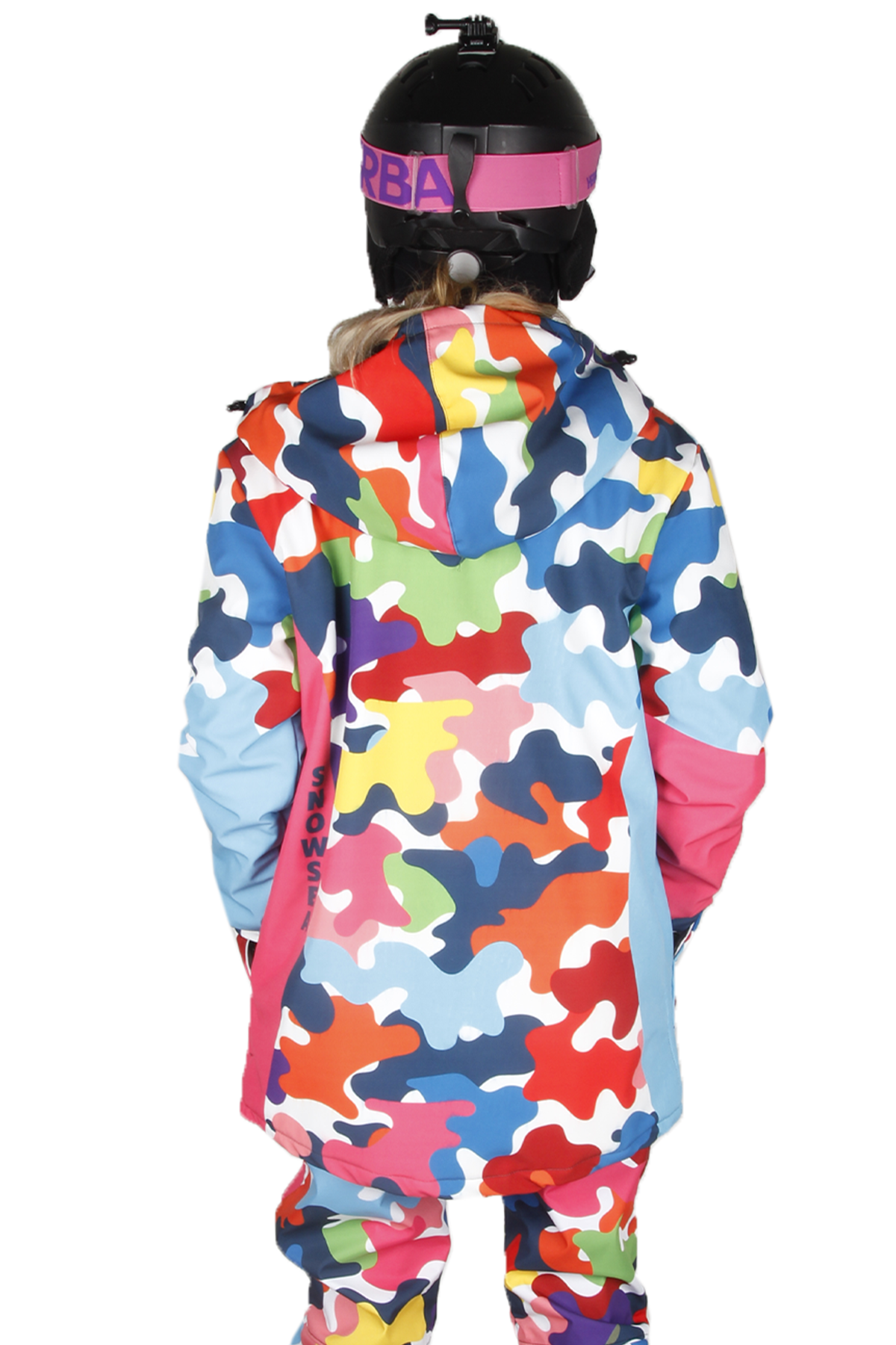Snowsea SS9026-1 Camouflage Kadın Kayak Montu, Kar Montu