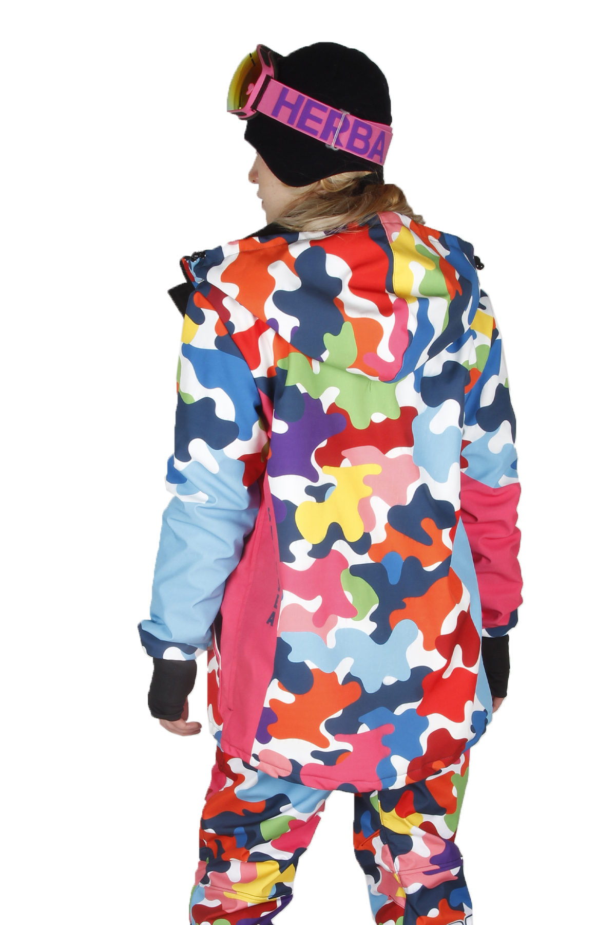 Snowsea SS9026-1 Camouflage Kadın Kayak Montu, Kar Montu