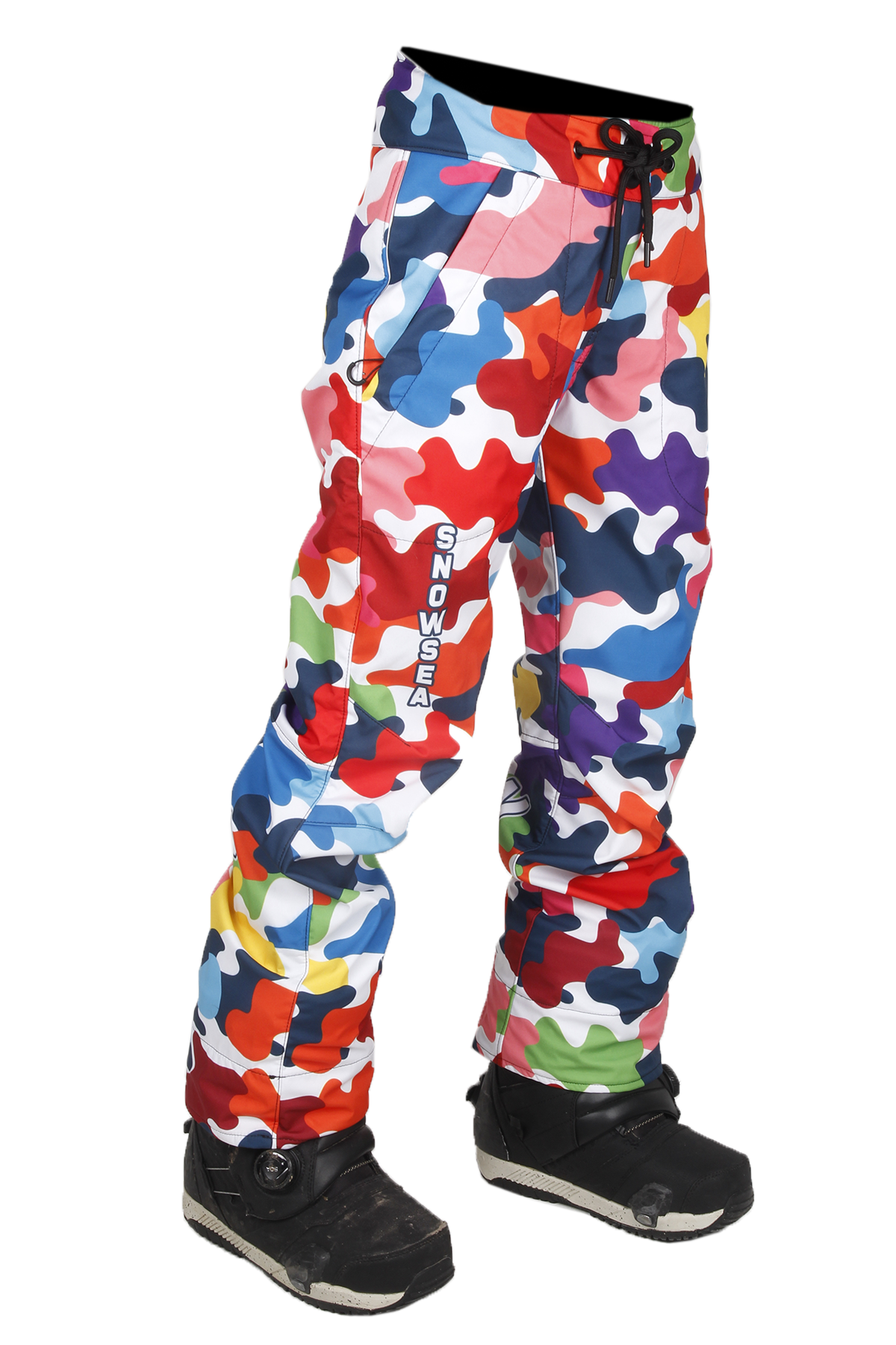 Snowsea SS9026-2 Camouflage Kadın Kayak Pantolonu, Kar Pantolonu