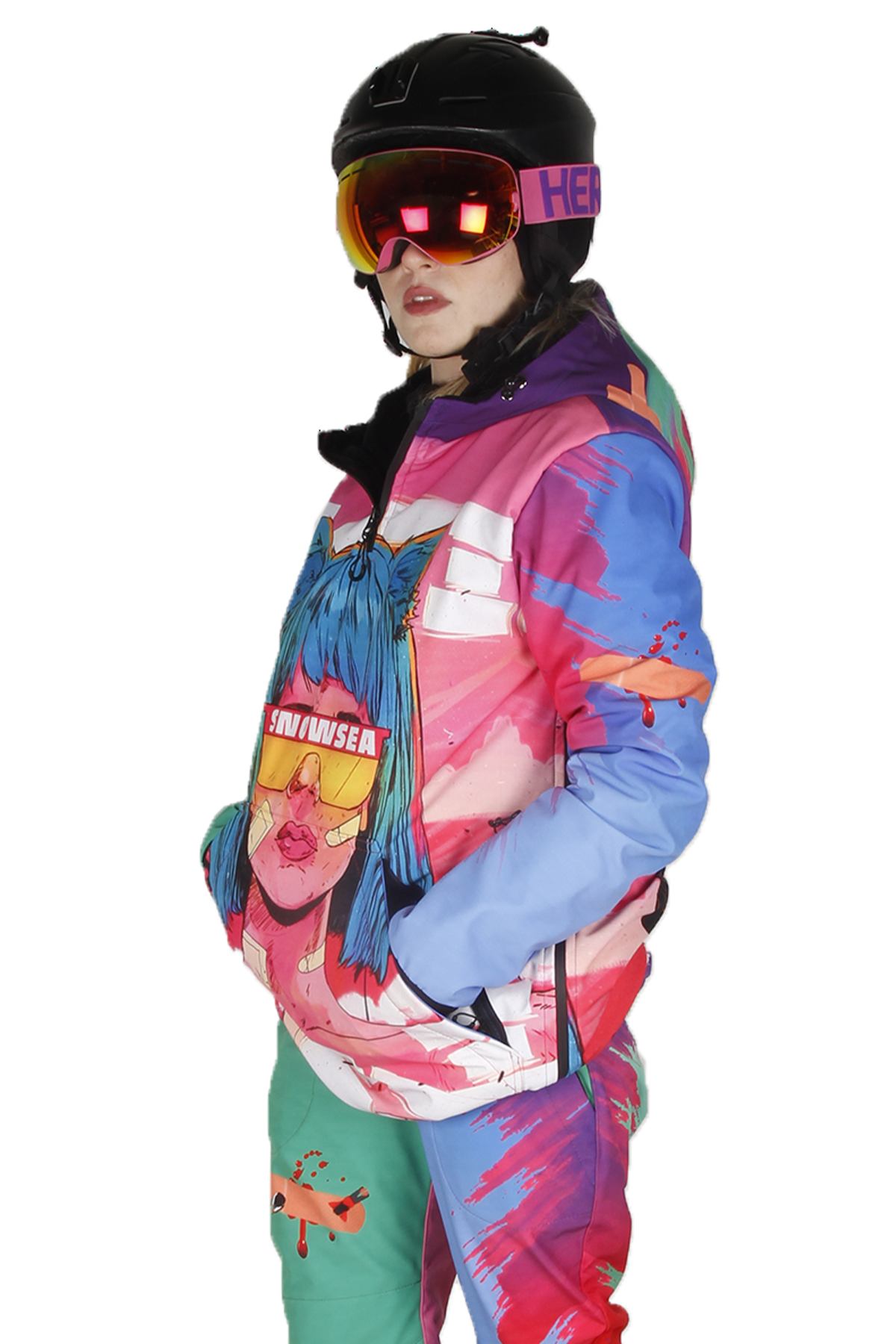 Snowsea SS9027-1 My Life Kadın Kayak Montu, Kar Montu