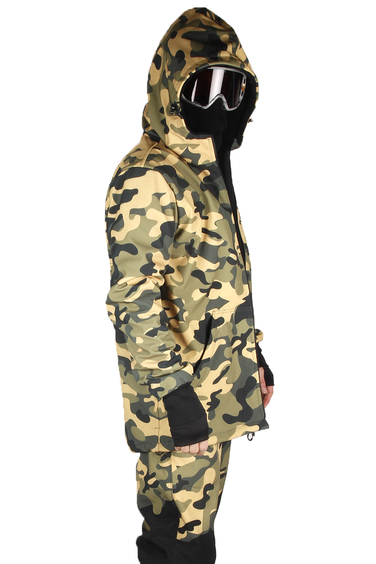 Snowsea SS9028-1 Camouflage Erkek Snowboard Montu, Kar Montu