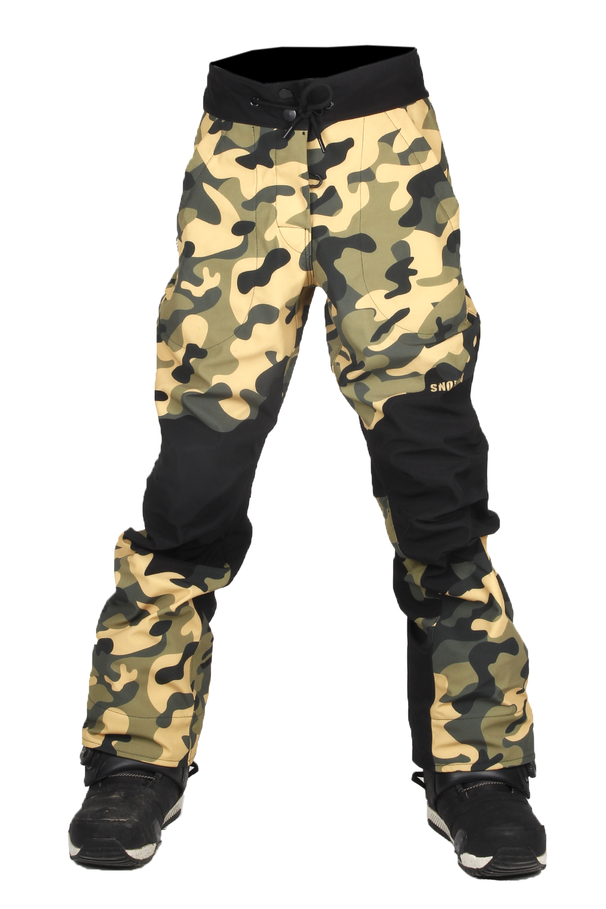 Snowsea SS9028-2 Camouflage Erkek Snowboard Pantolonu, Kar Pantolonu