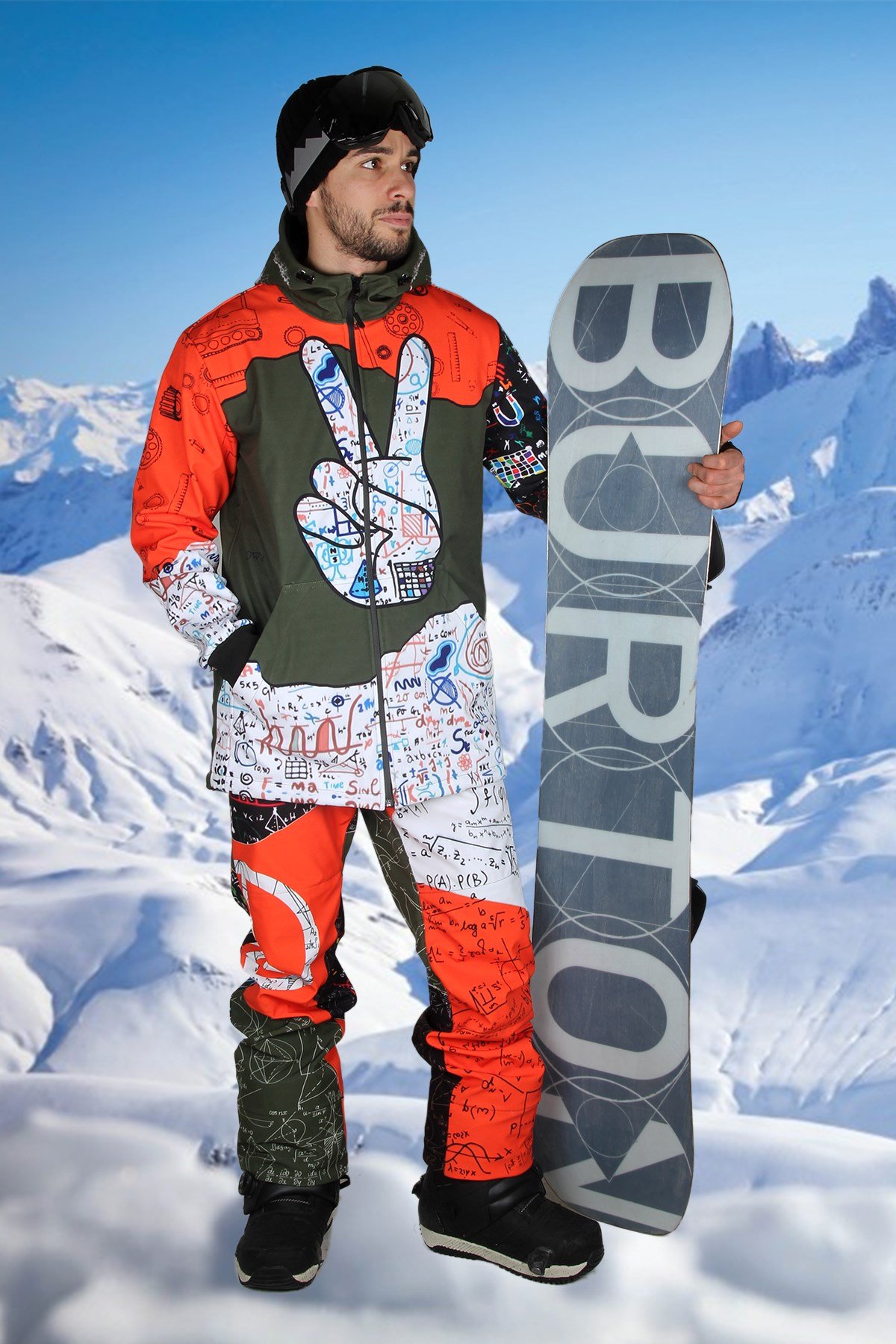 Snowsea SST2100 Rick And Morty Mont Pantolon Takım 