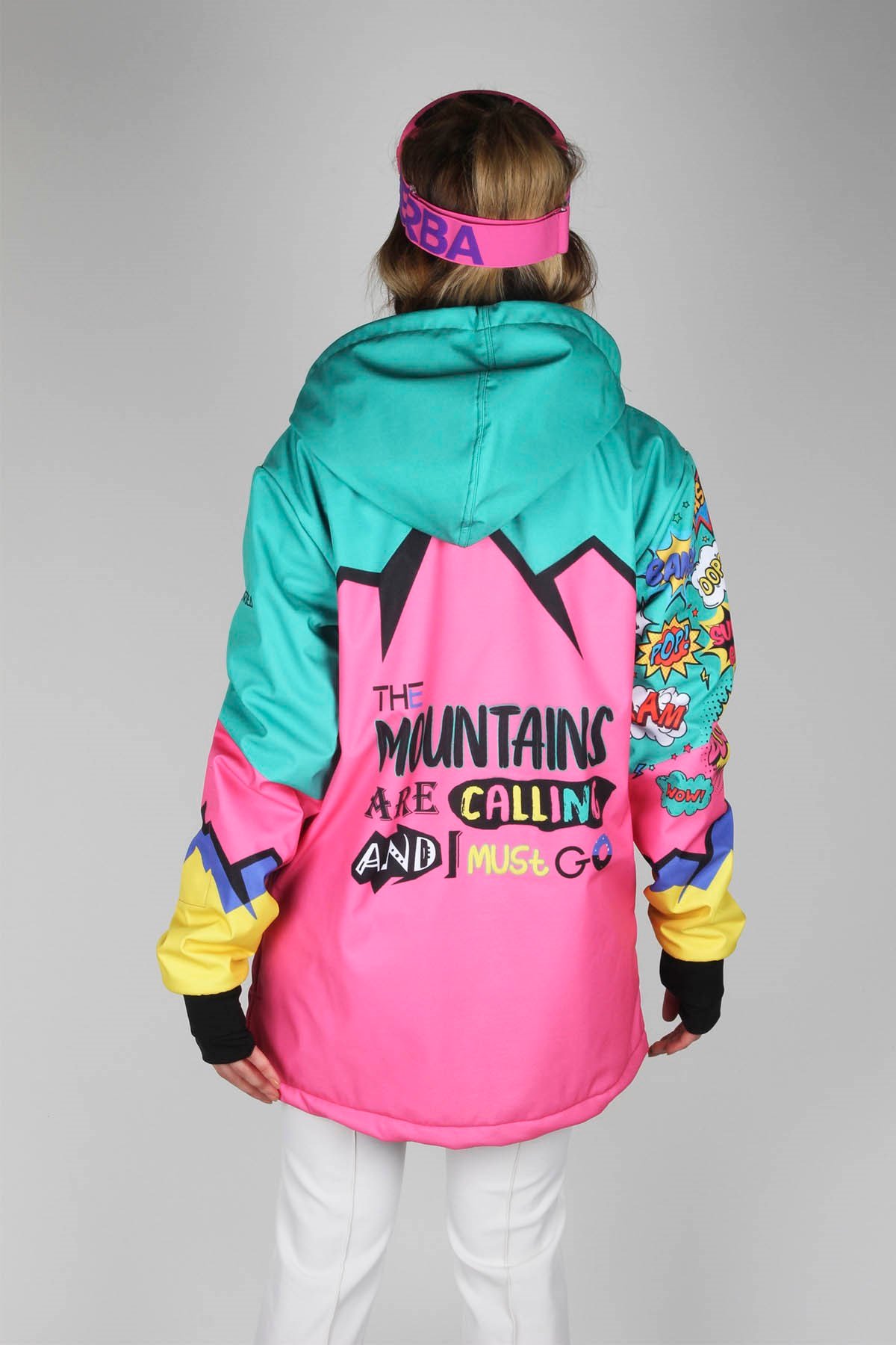 Snowsea Supergirl Fermuar SS7786 Kadın Kayak Montu, 1. Kalite Kadın Snowboard Montu