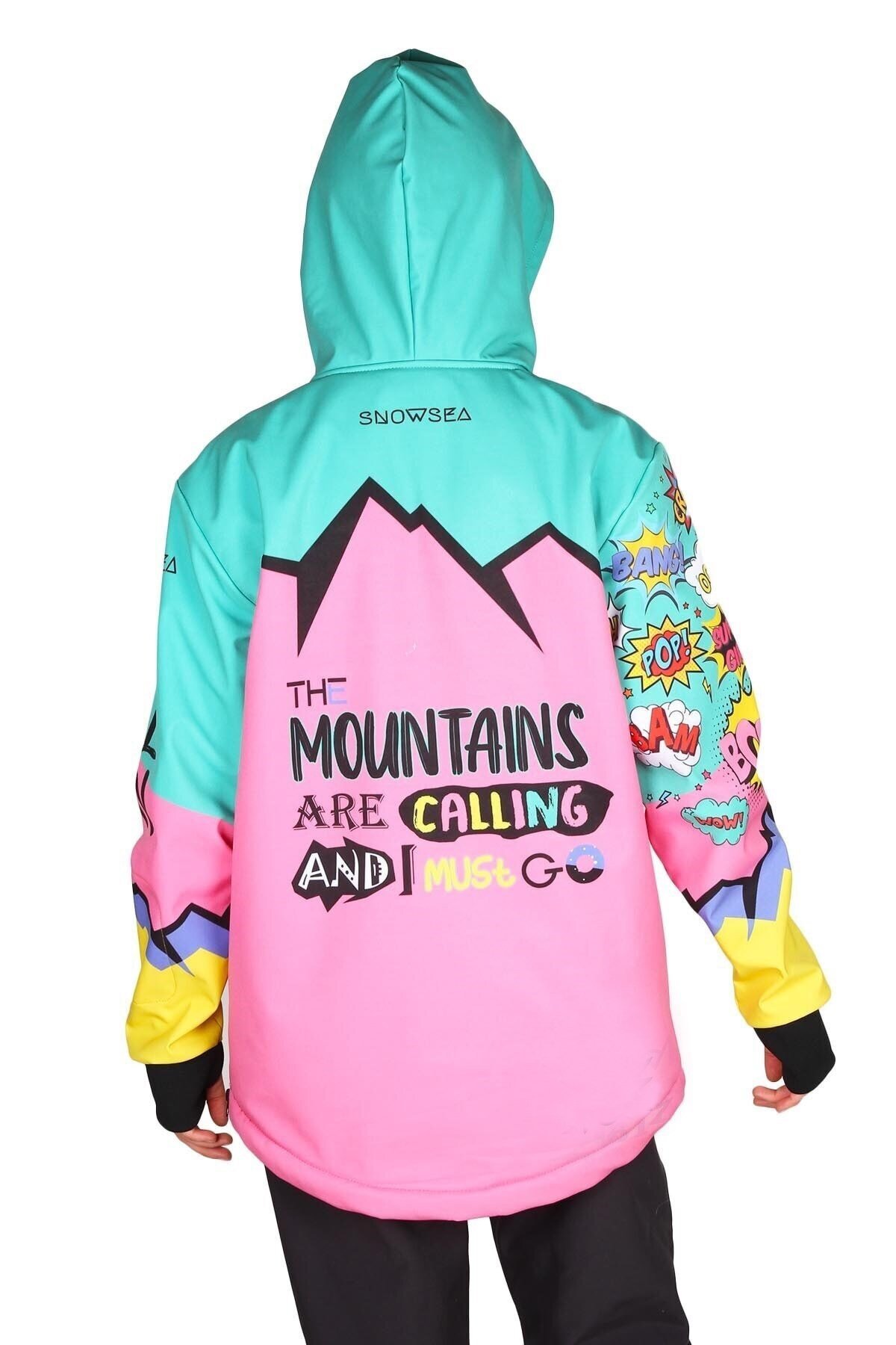 Snowsea Supergirl Yaka Fermuarlı Snowboard & Kayak Montu SS7732