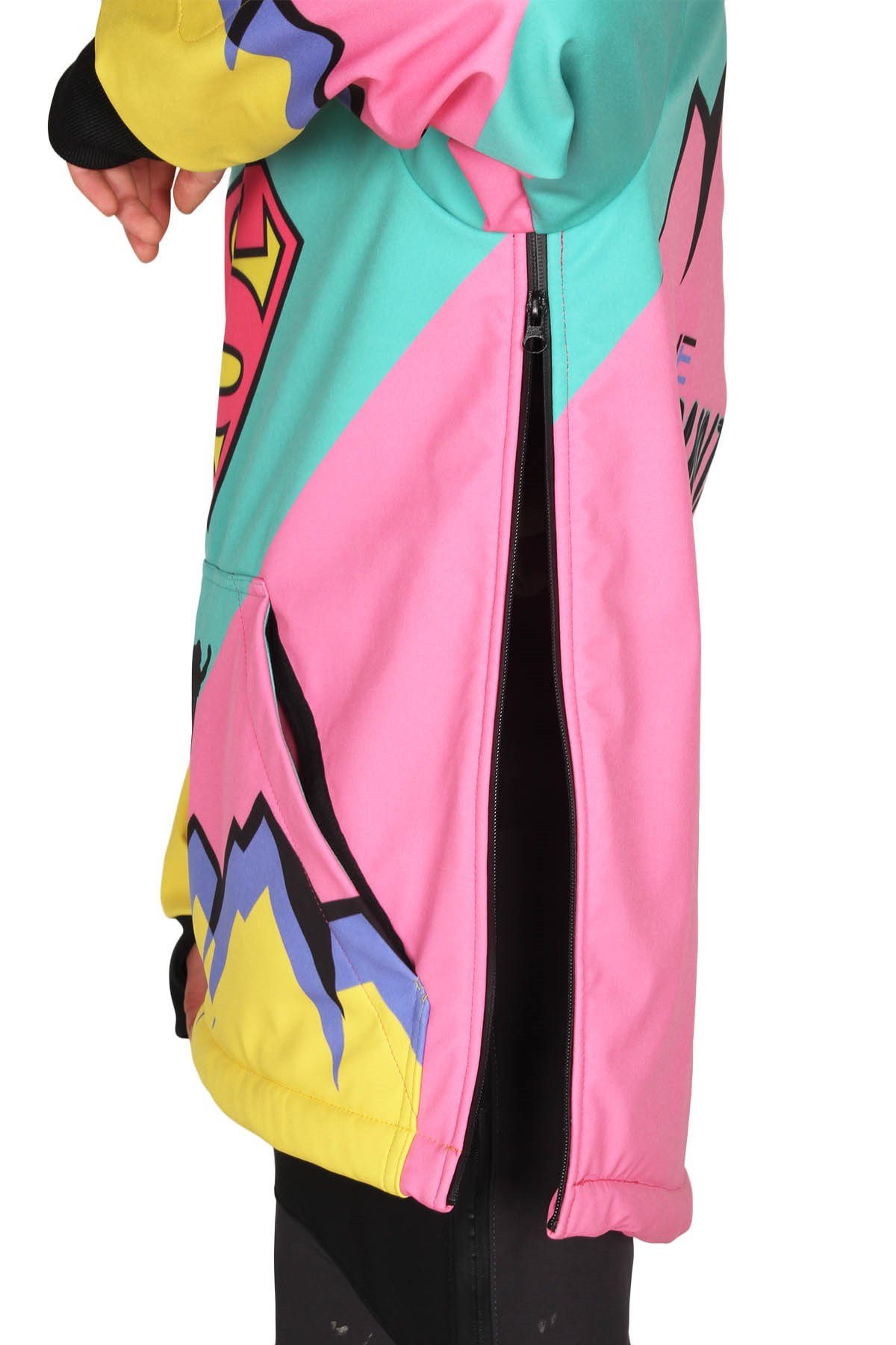 Snowsea Supergirl Yaka Fermuarlı Snowboard & Kayak Montu SS7732