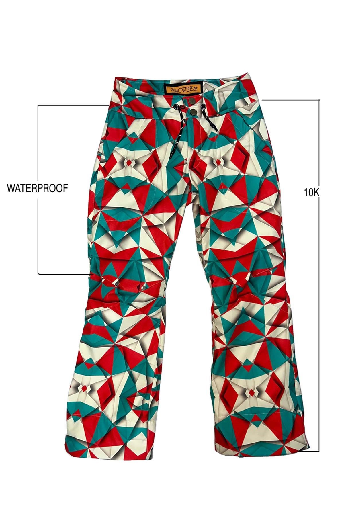 Snowsea Tasarım SS7887 Kadın Snowboard ve Kayak Pantolonu