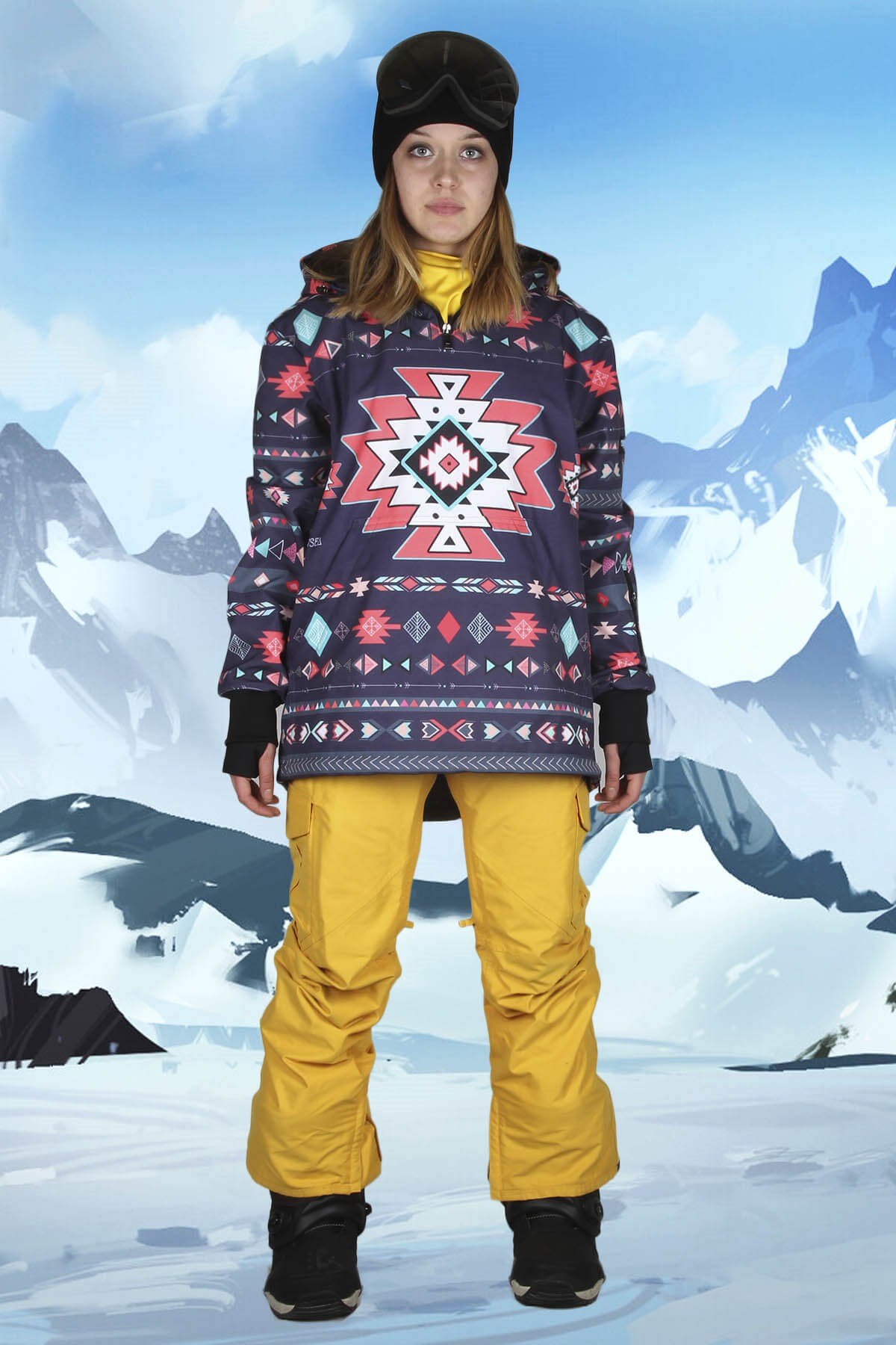 Snowsea Tribal Kayak ve Snowboard Kar Montu