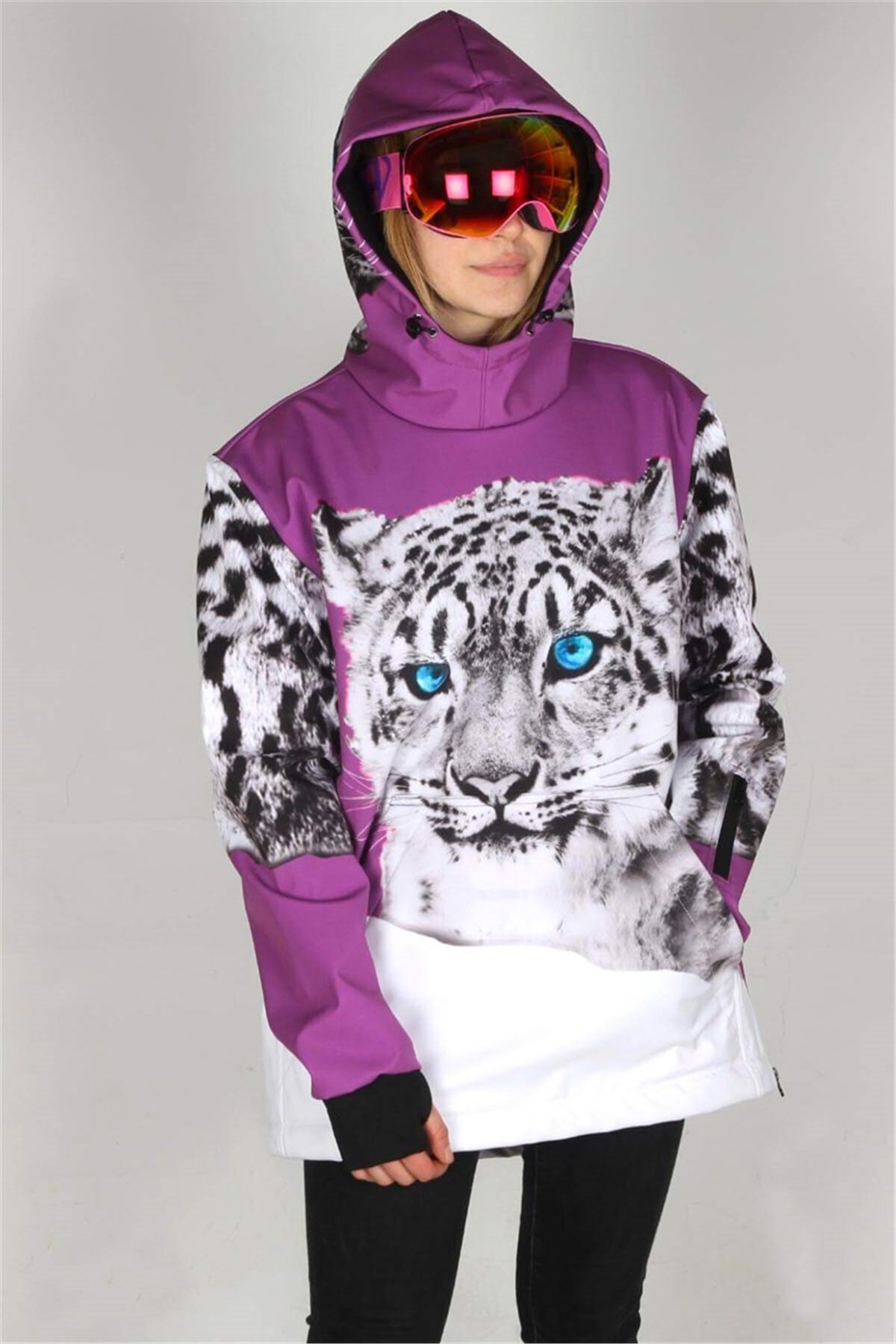 Snowsea SS5591 White Tiger Outdoor Snowboard or Ski Jacket