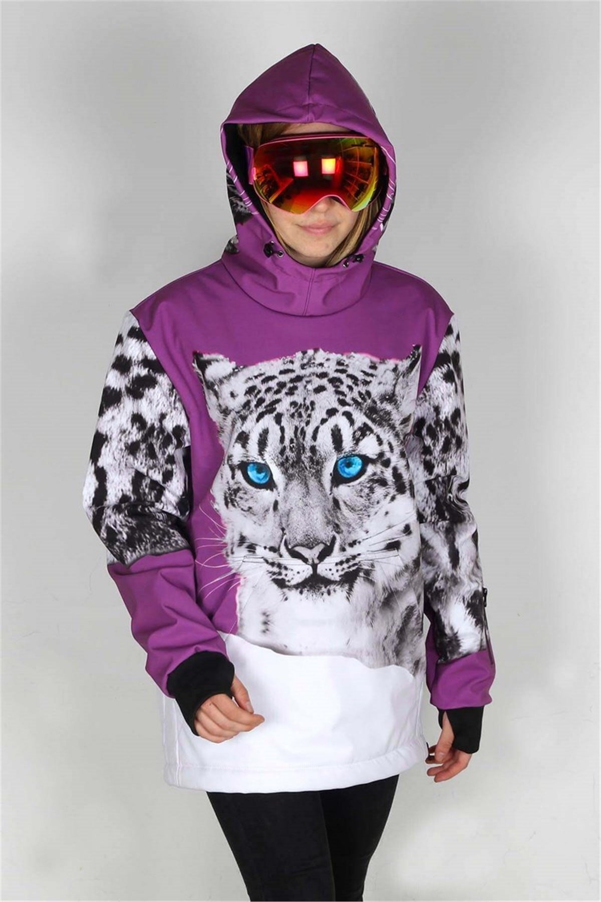Snowsea SS5591 White Tiger Outdoor Snowboard or Ski Jacket