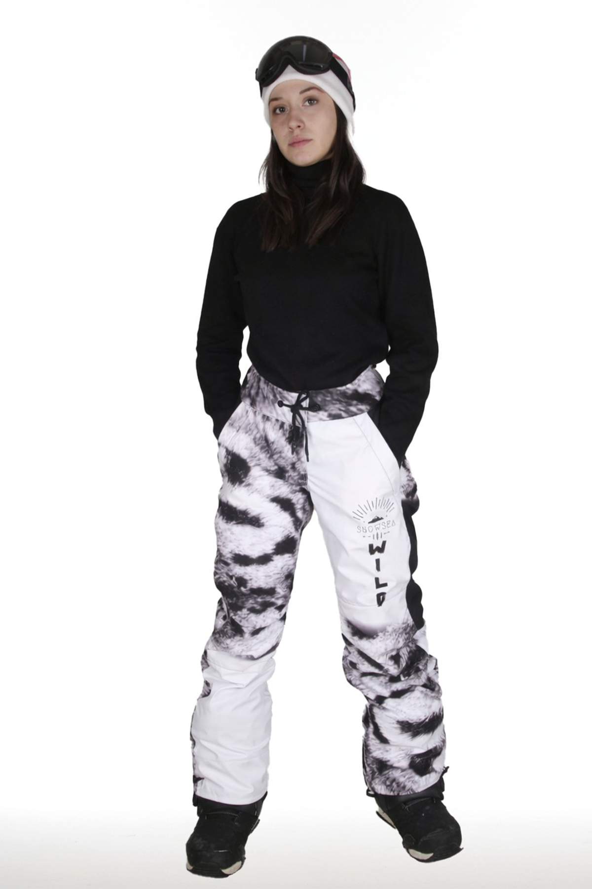 Snowsea White Tiger SS8094 Kadın Kayak & Snowboard Mont ve Pantolon Takımı