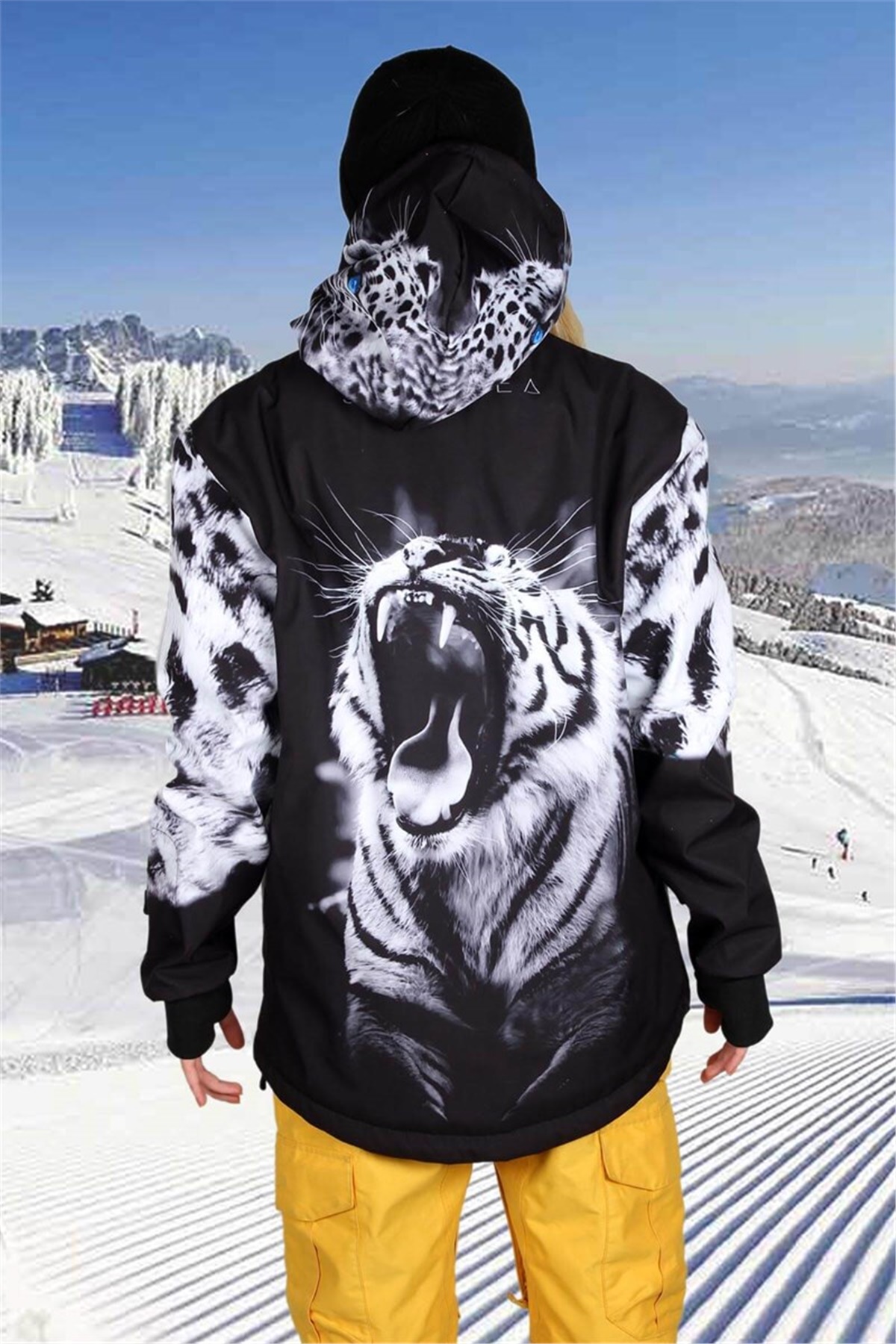 Snowsea Wild Serisi White Tiger Bayan Kayak ve Snowboar Montu