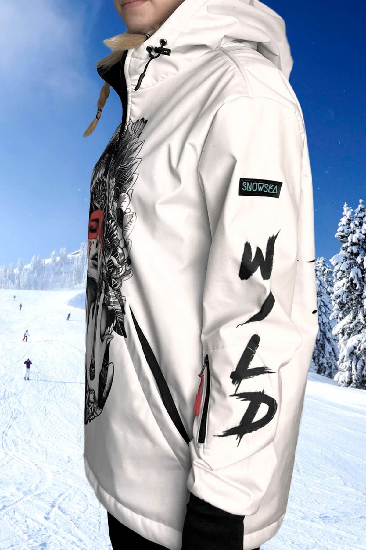 Snowsea Wild SS7771 Kayak Montu, 1. Kalite Kadın Snowboard Montu