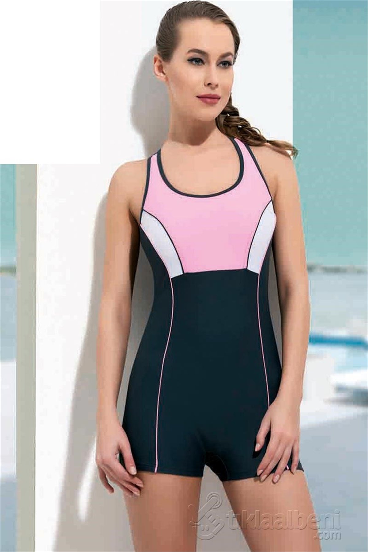 Şortlu Yüzücü Mayo Spor Tarz Endeep 21126