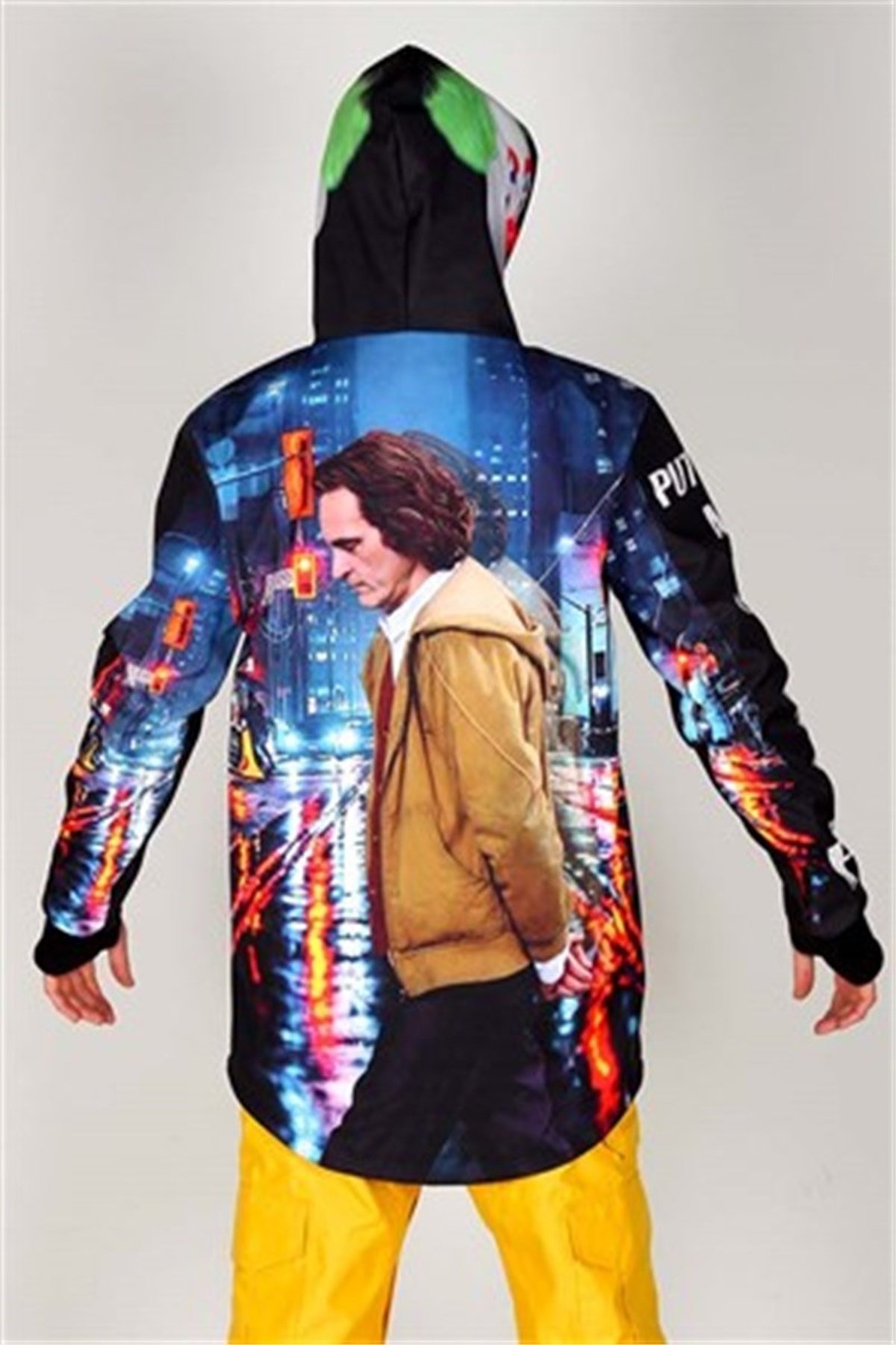 Su Geçirmez Joker Kayak Hoodie Mont, Özel Tasarım Snowboard Mont Hoodie