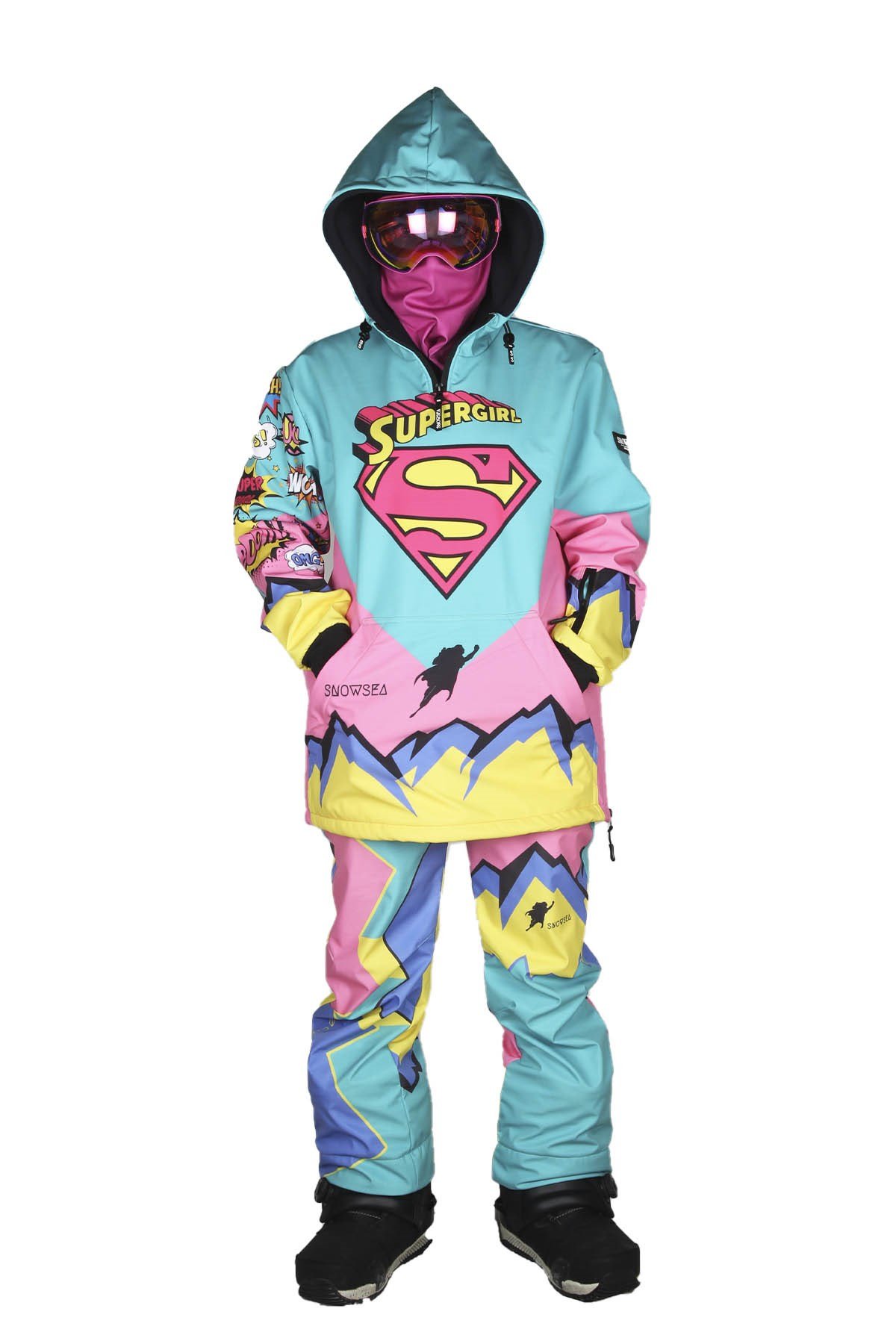 Super Girl Tasarım Kayak ve Snowboard Takımı Snowsea SS7790