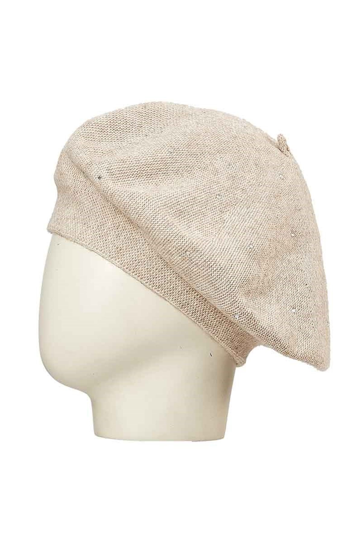 Taşlı Bayan Ressam Bere 25011 - Bej