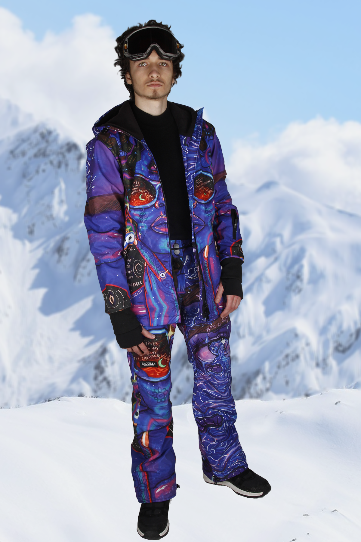 Tears Erkek Kayak Mont & Pantolon Takımı