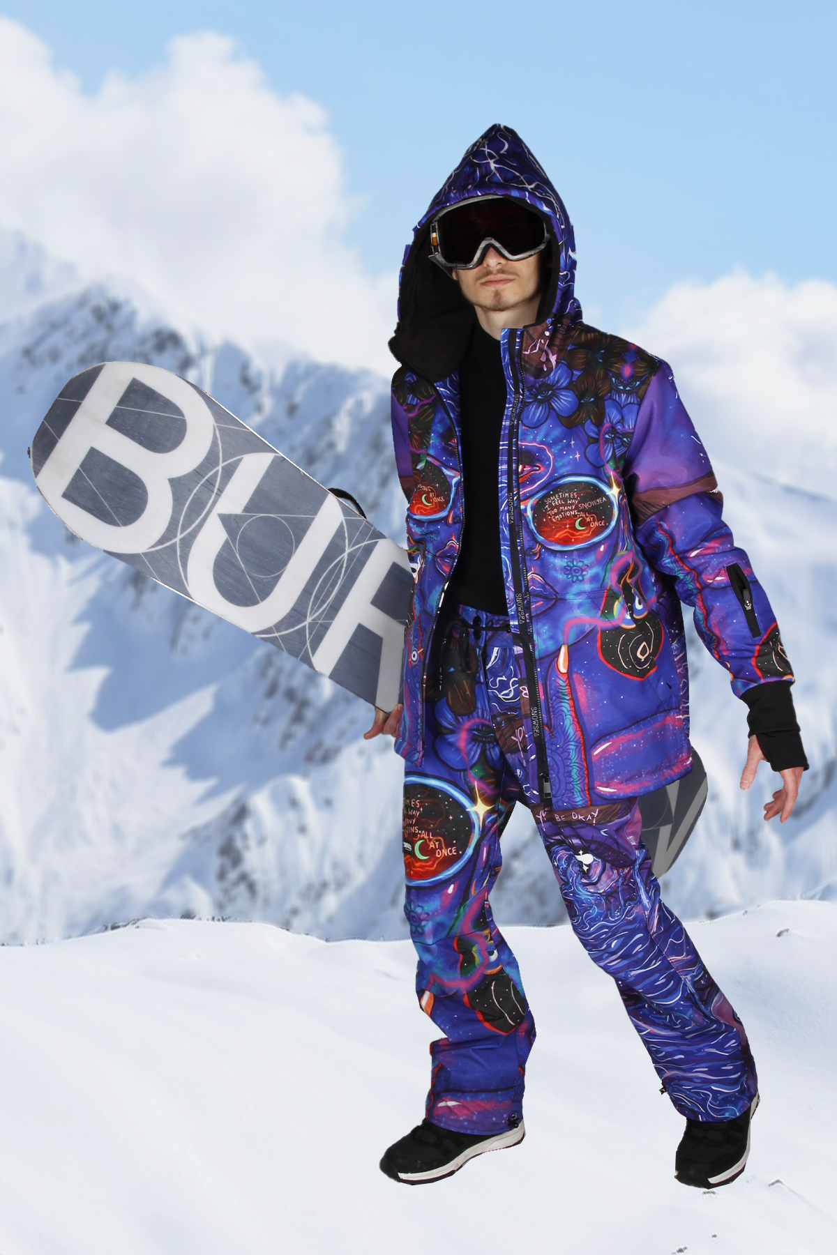 Tears Kayak ve Snowboard Erkek Mont & Pantolon Takımı