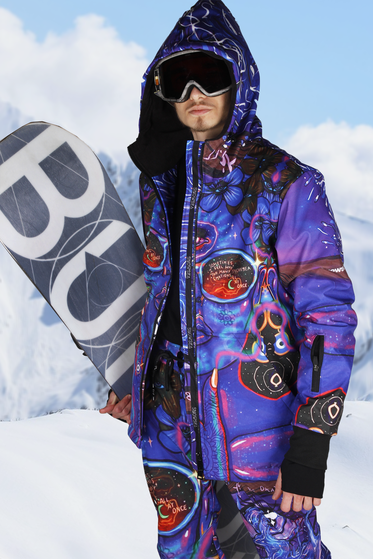 Tears Kayak ve Snowboard Erkek Mont & Pantolon Takımı