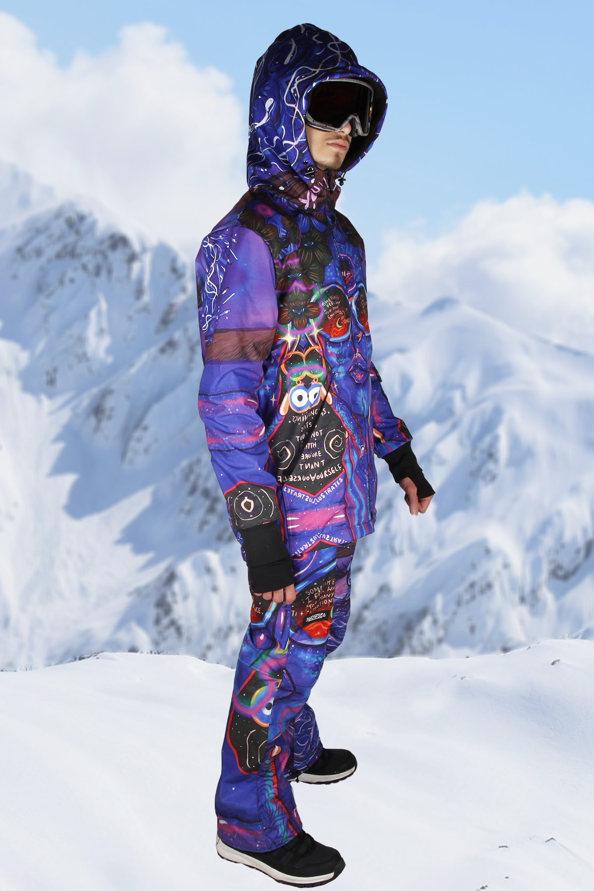 Tears Kayak ve Snowboard Erkek Mont & Pantolon Takımı