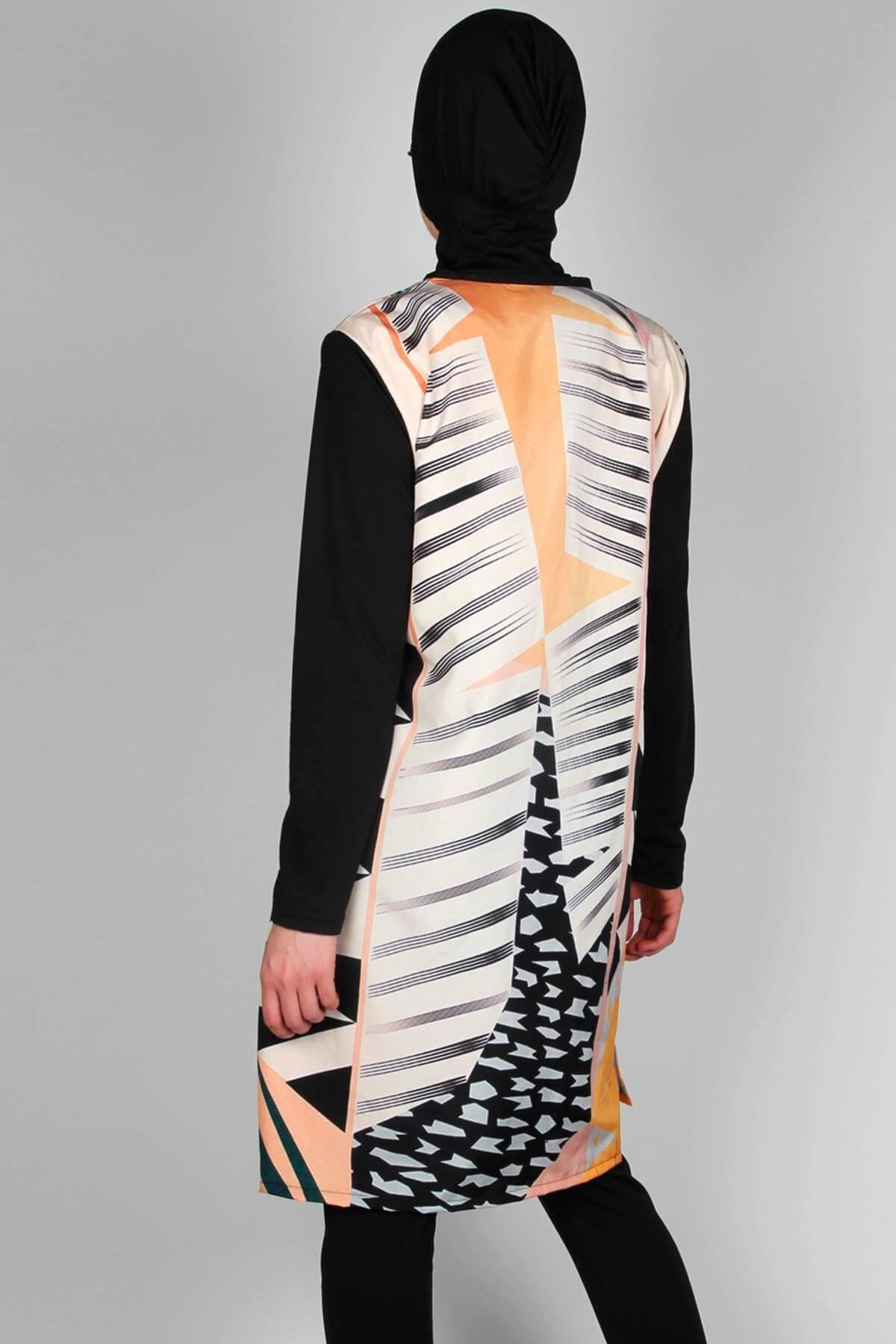 Tıklaalbeni Picasso Serisi Yapışmayan Tesettür Mayo, / Sealife SL1008