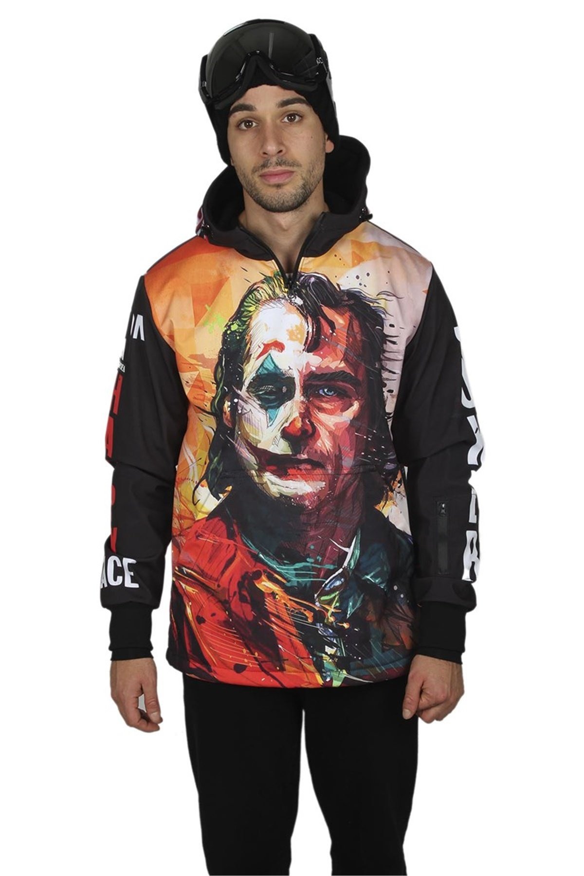 Unisex Su Geçirmez Snowsea Kayak Hoodie Mont, Özel Tasarım Snowboard Mont Hoodie