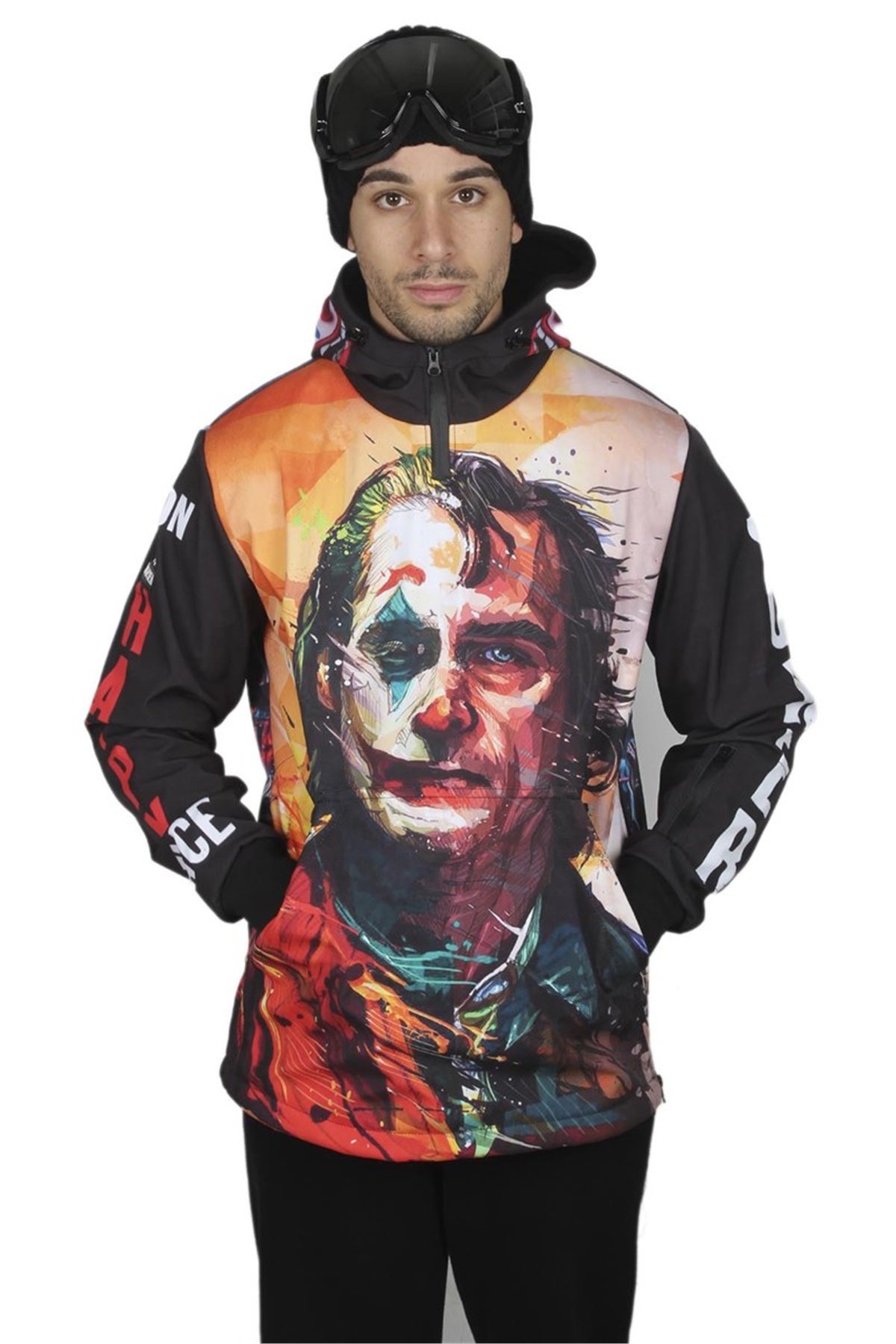 Unisex Su Geçirmez Snowsea Kayak Hoodie Mont, Özel Tasarım Snowboard Mont Hoodie