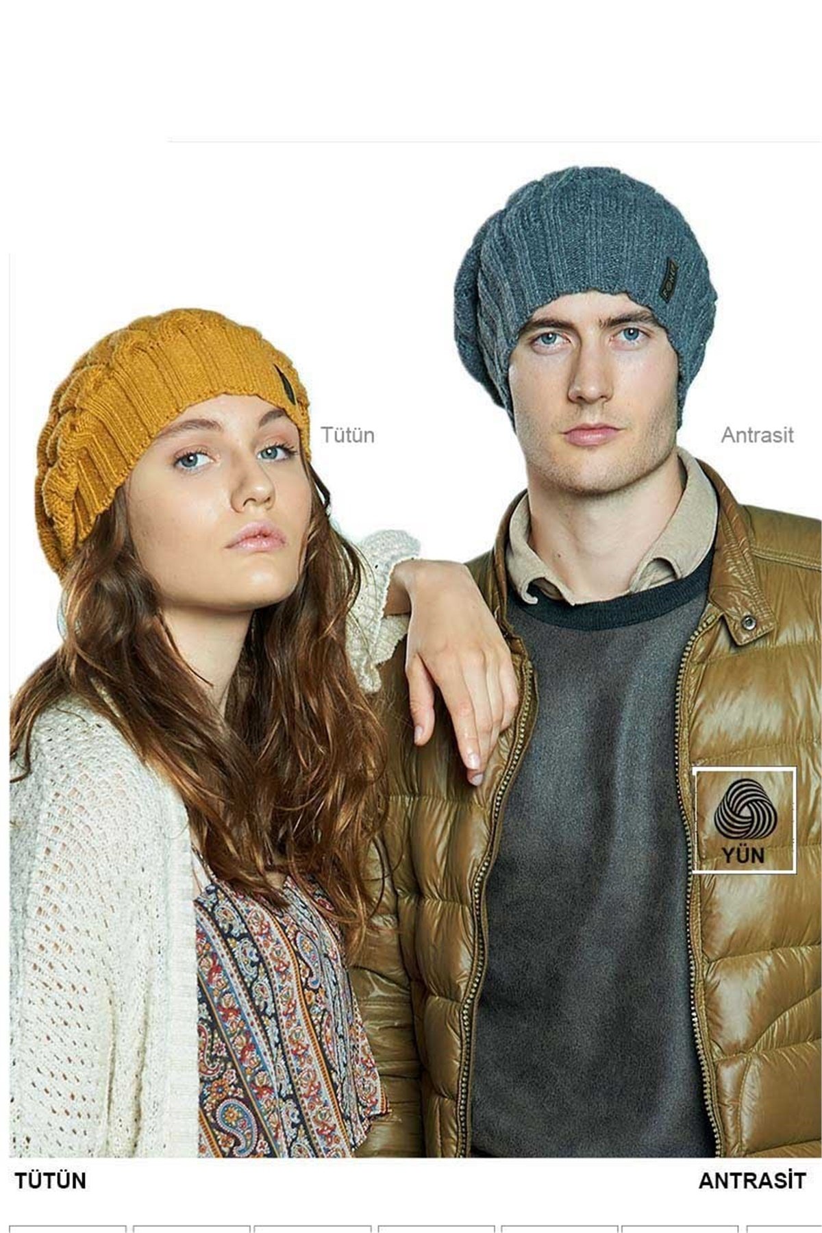 Dökümlü Uzun Yün Bere Unisex FO-2087