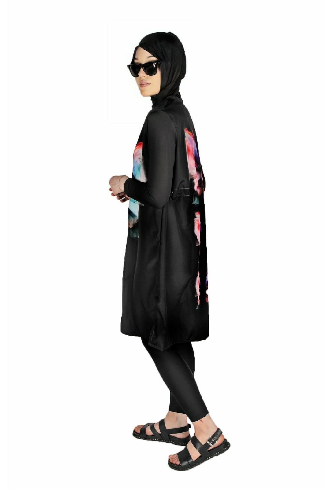 Veros 1. Kalite Butterfly Tam Kapalı Tesettür Mayo