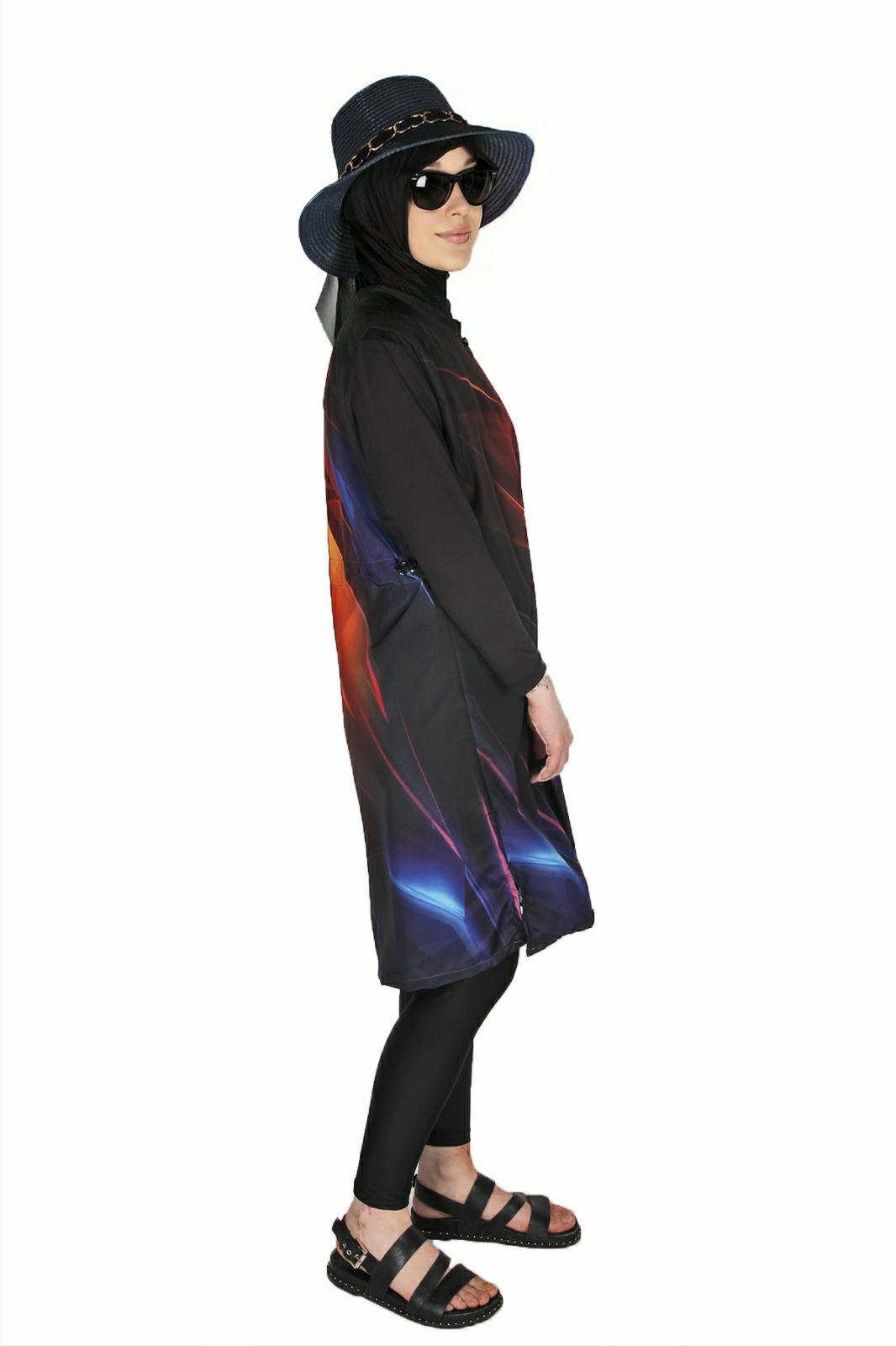 Veros Alanya Serisi 1. Kalite Tam Kapalı Tesettür Mayo