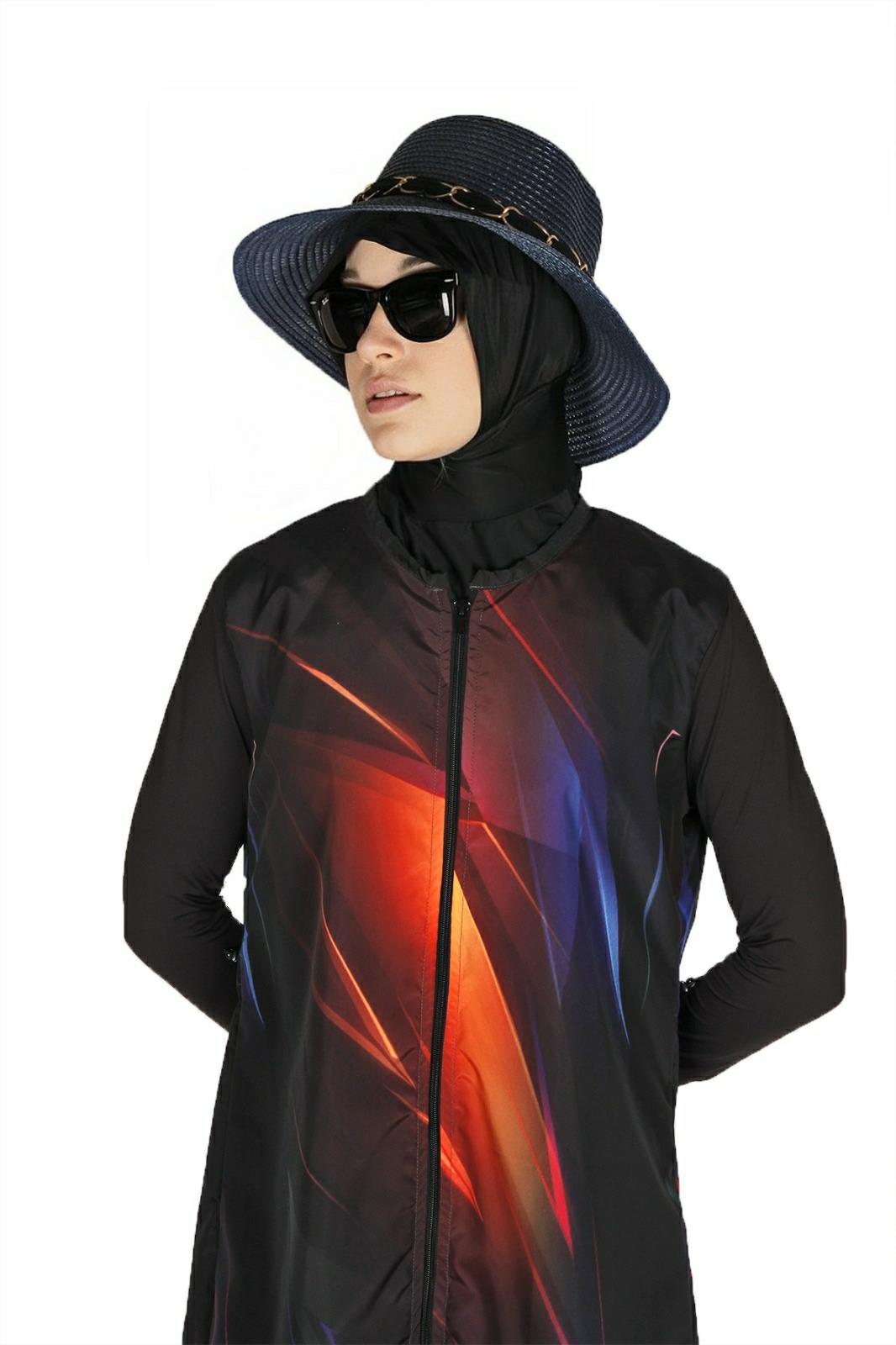 Veros Alanya Serisi 1. Kalite Tam Kapalı Tesettür Mayo