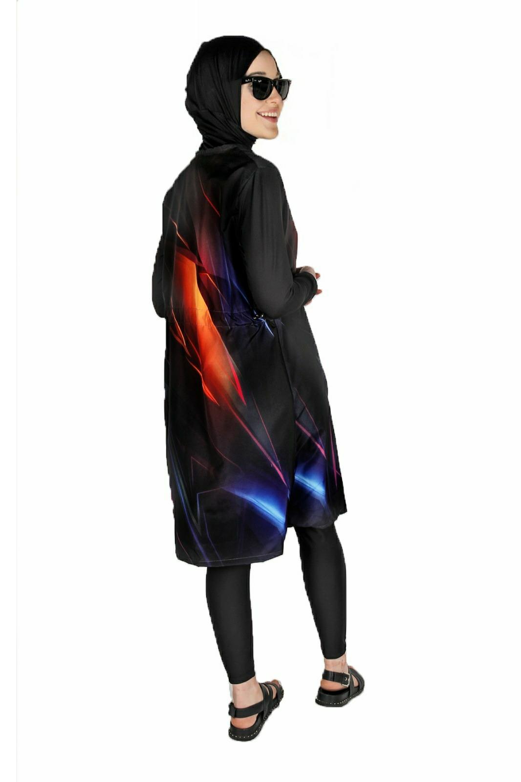 Veros Alanya Serisi 1. Kalite Tam Kapalı Tesettür Mayo