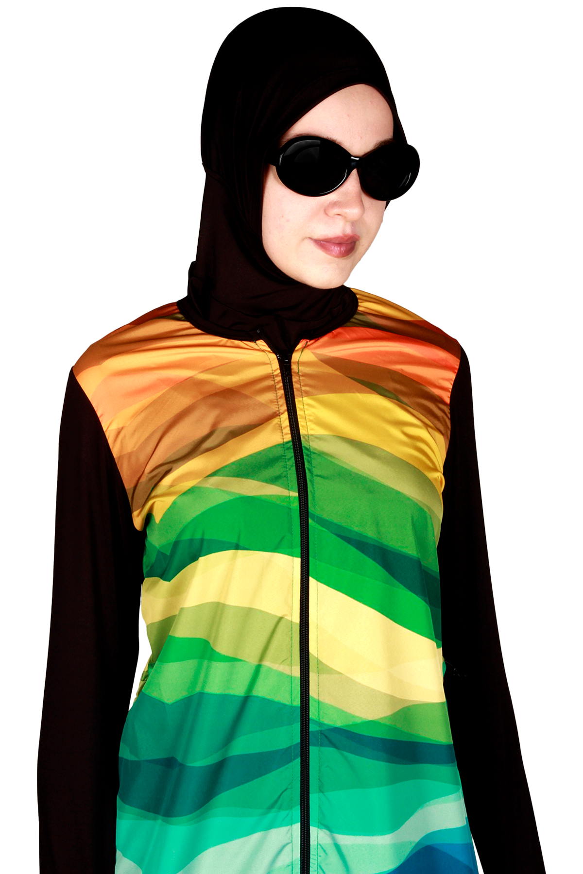 Veros Mayo VRS1087, Renkli Tesettür Mayo