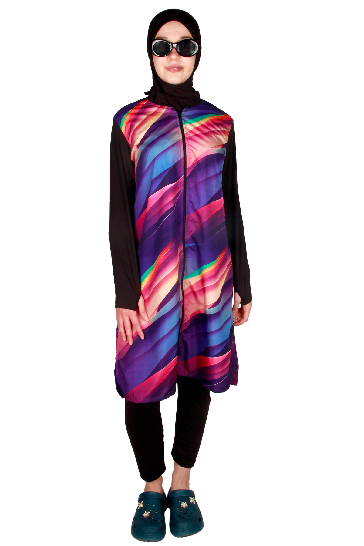 Veros Mayo VRS1096, Renkli Tesettür Mayo