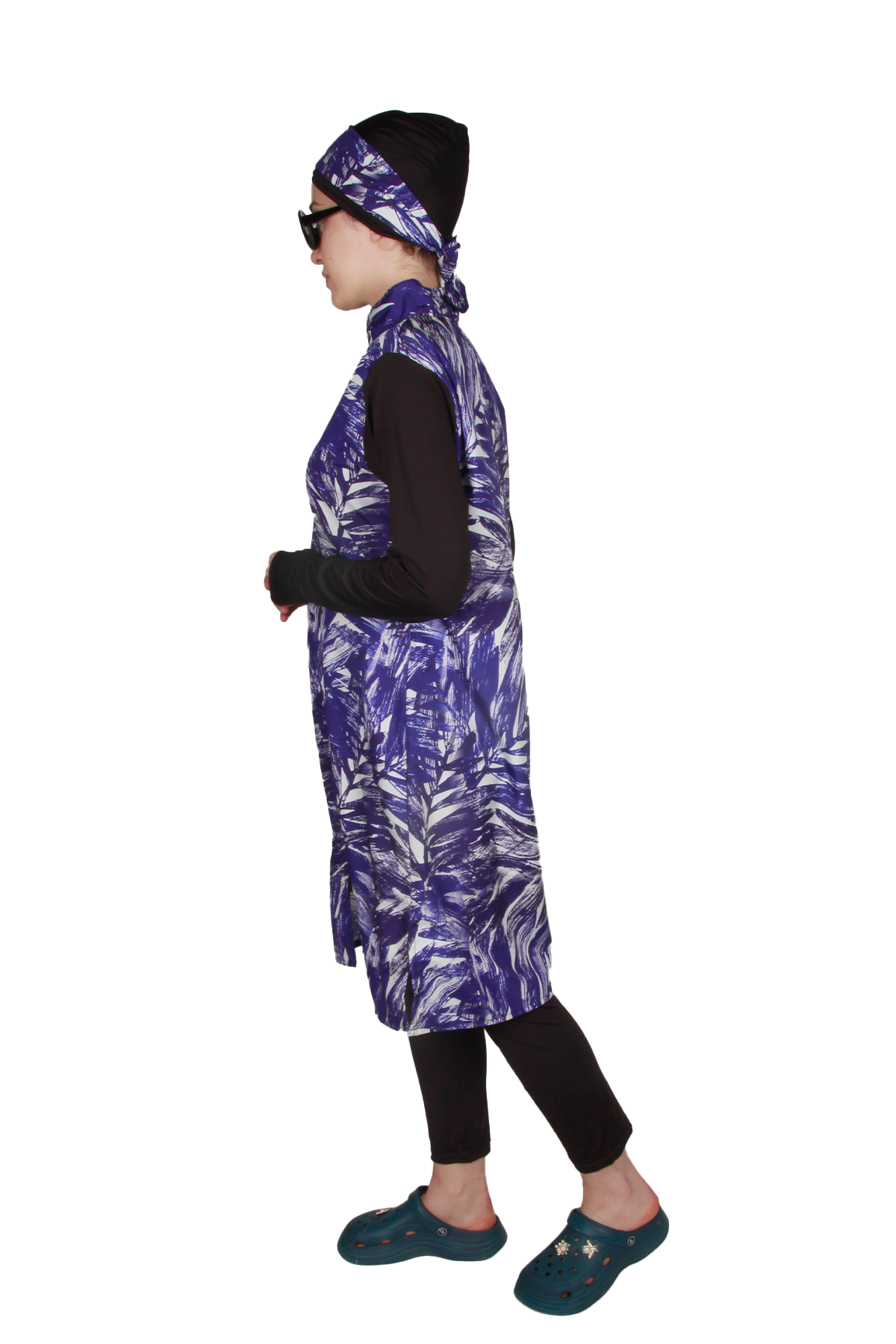 Veros Mayo VRS1097, Lacivert Şık Tesettür Mayo