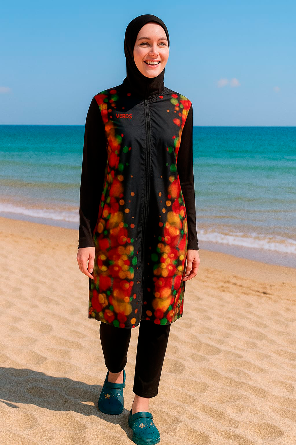 Veros Mayo VRS1100, Yapışmayan Tam Kapalı Tesettür Mayo