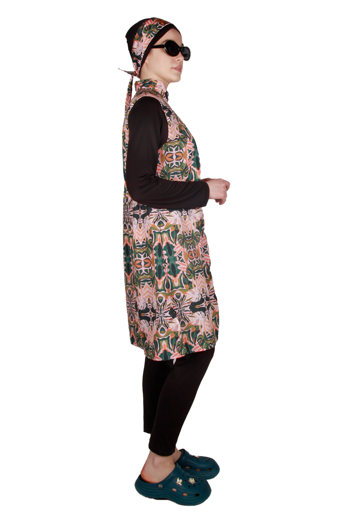 Veros Mayo VRS1104, Otantik Desenli Tesettür Mayo