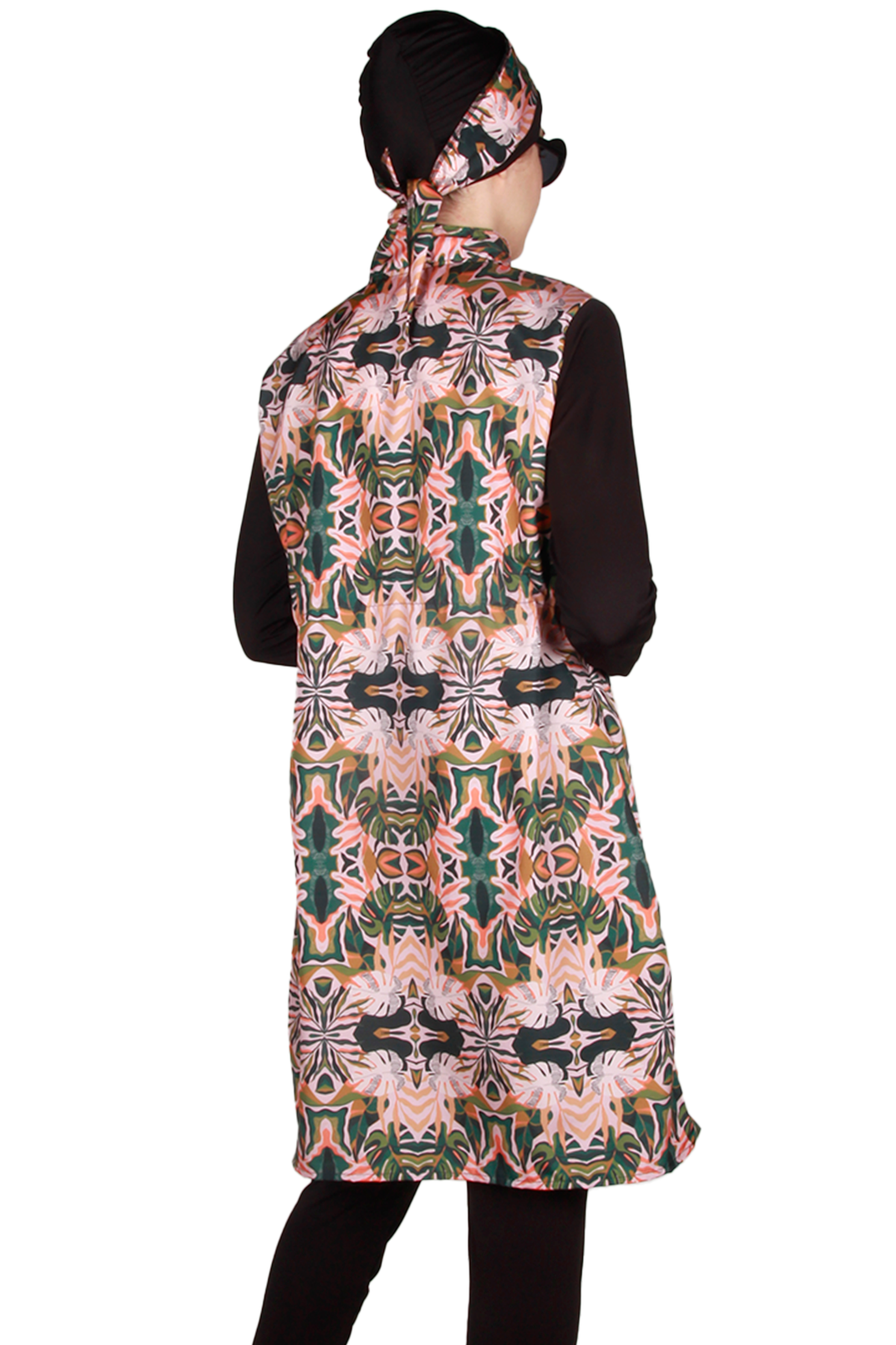 Veros Mayo VRS1104, Otantik Desenli Tesettür Mayo