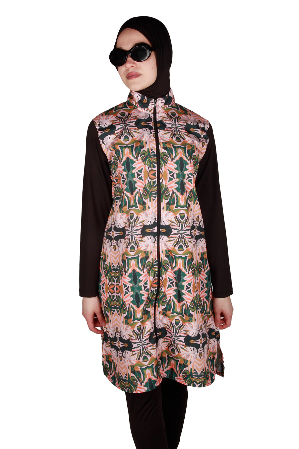 Veros Mayo VRS1104, Otantik Desenli Tesettür Mayo