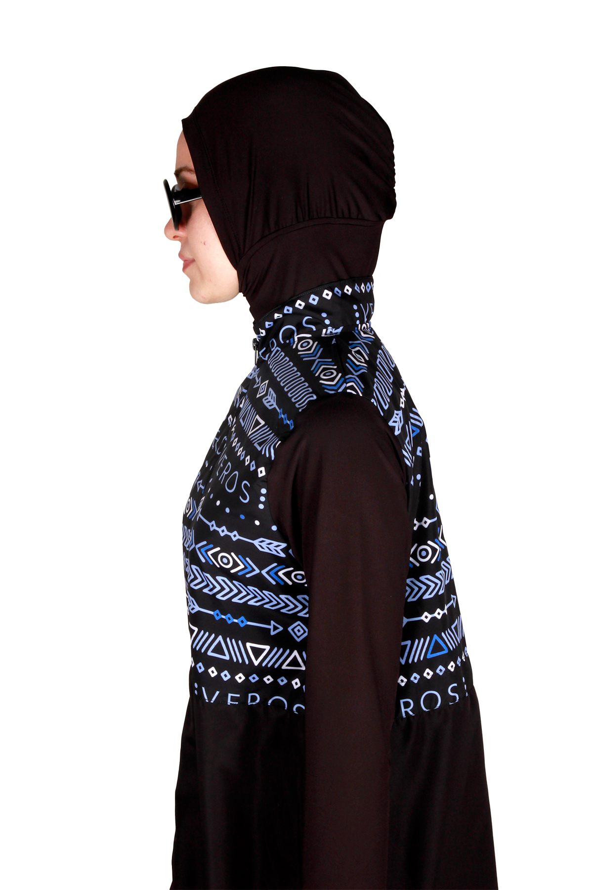 Veros Mayo VRS1111, Lacivert Tam Kapalı Tesettür Mayo