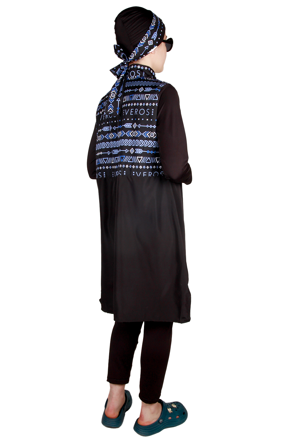 Veros Mayo VRS1111, Lacivert Tam Kapalı Tesettür Mayo