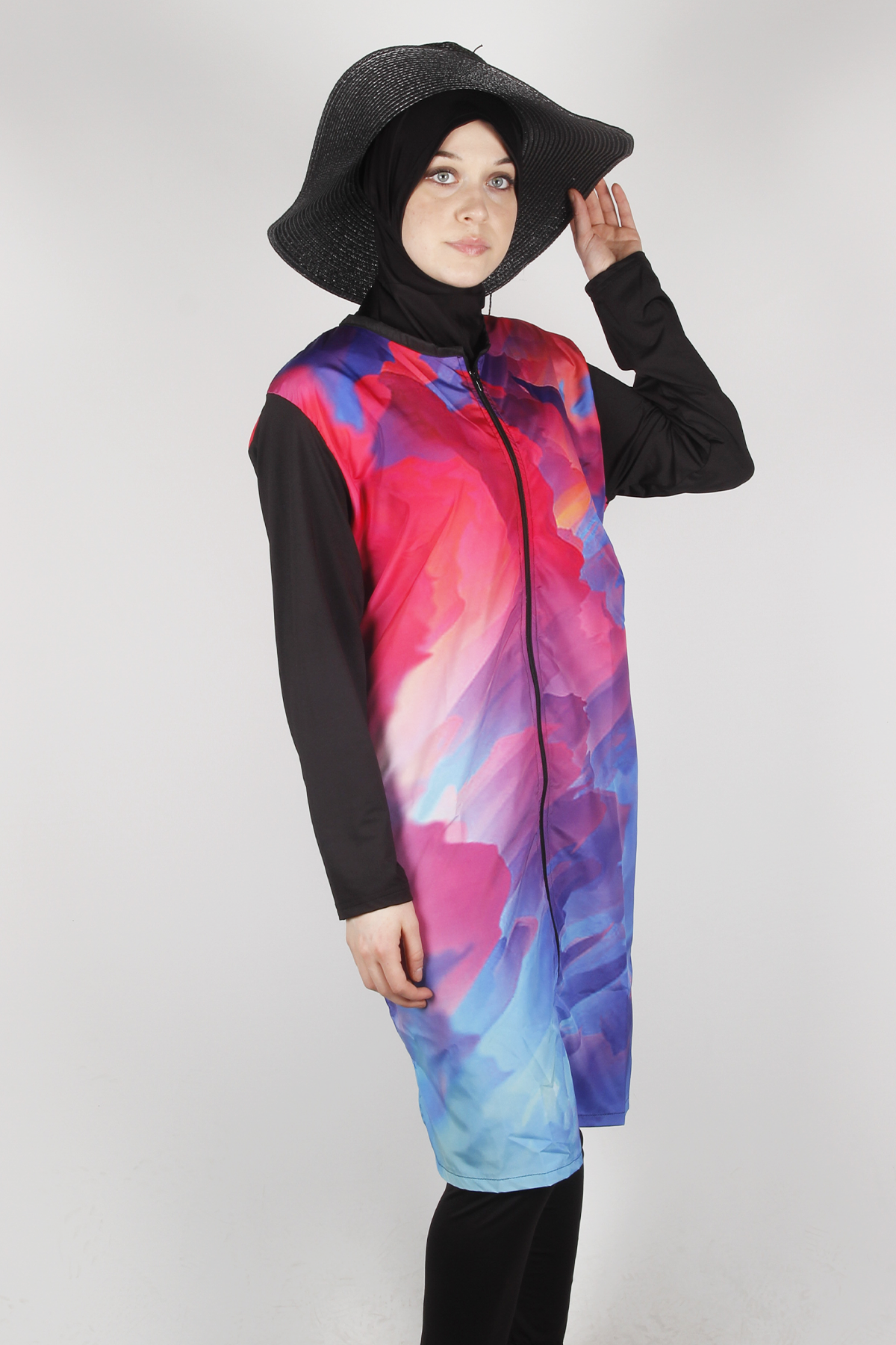 Veros SL1026 Paraşüt Kumaş Tam Kapalı Mayo