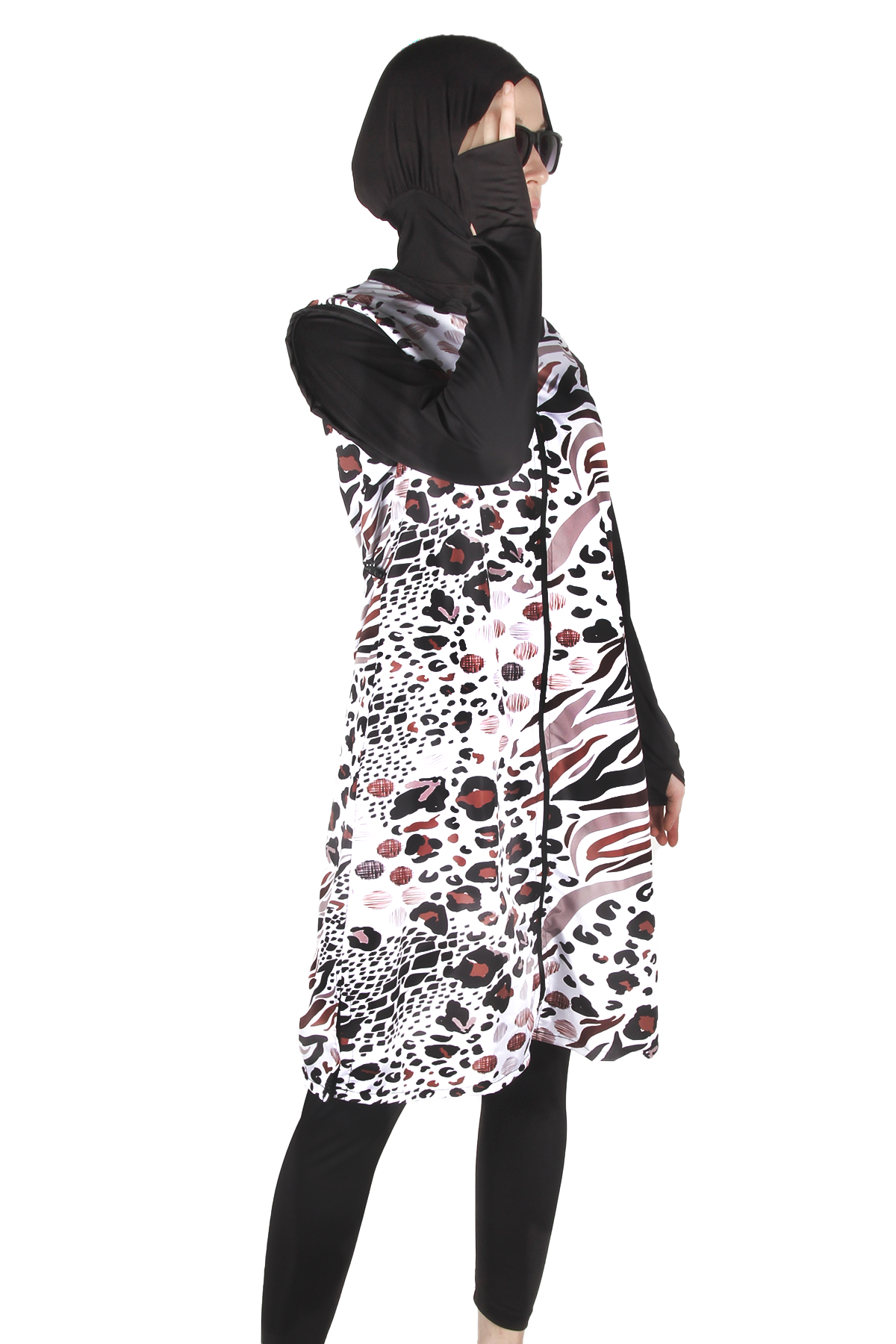 Veros SL1040 Wild Serisi Tam Kapalı Tesettür Mayo